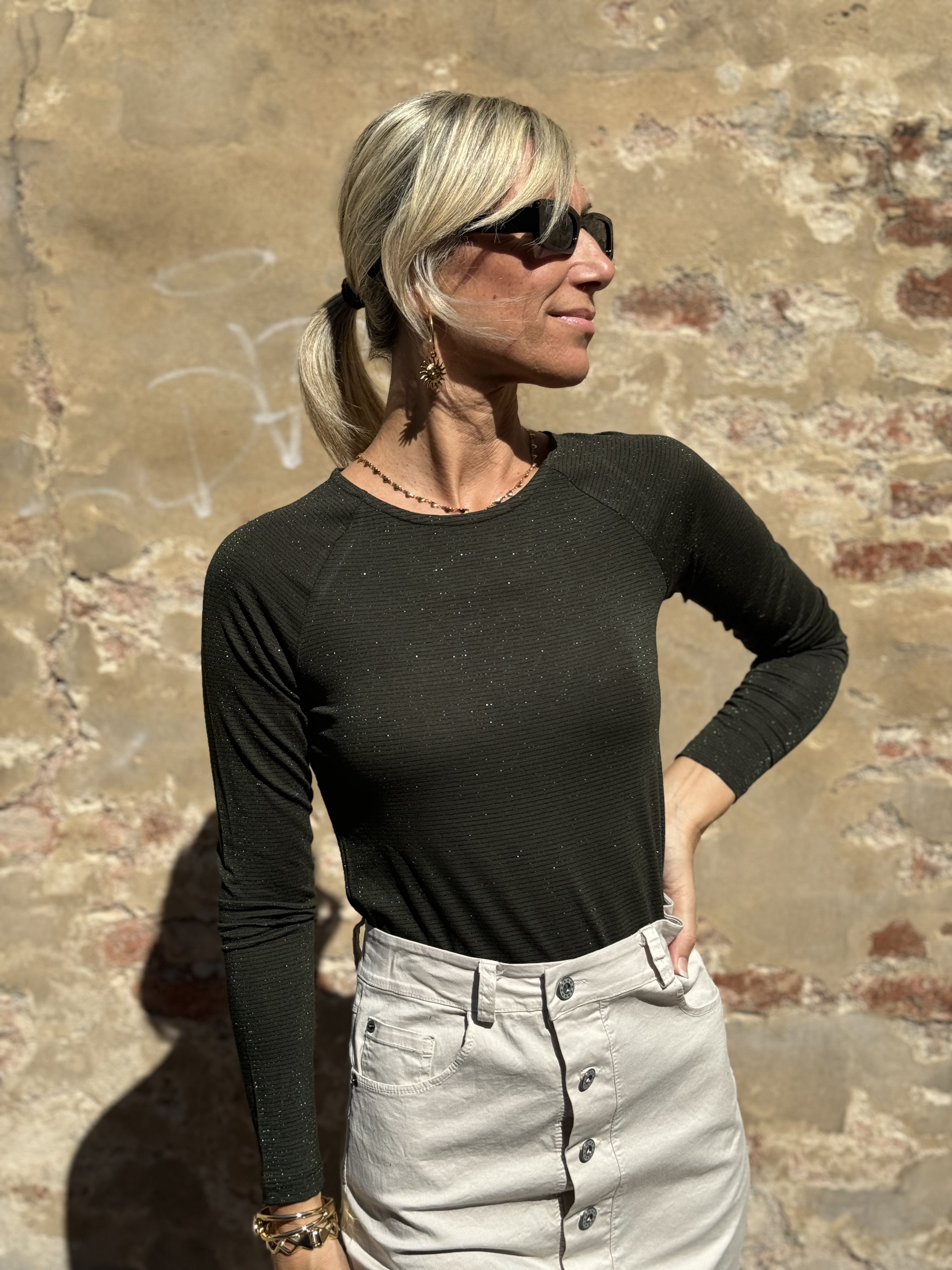Maglia Girocollo Lurex