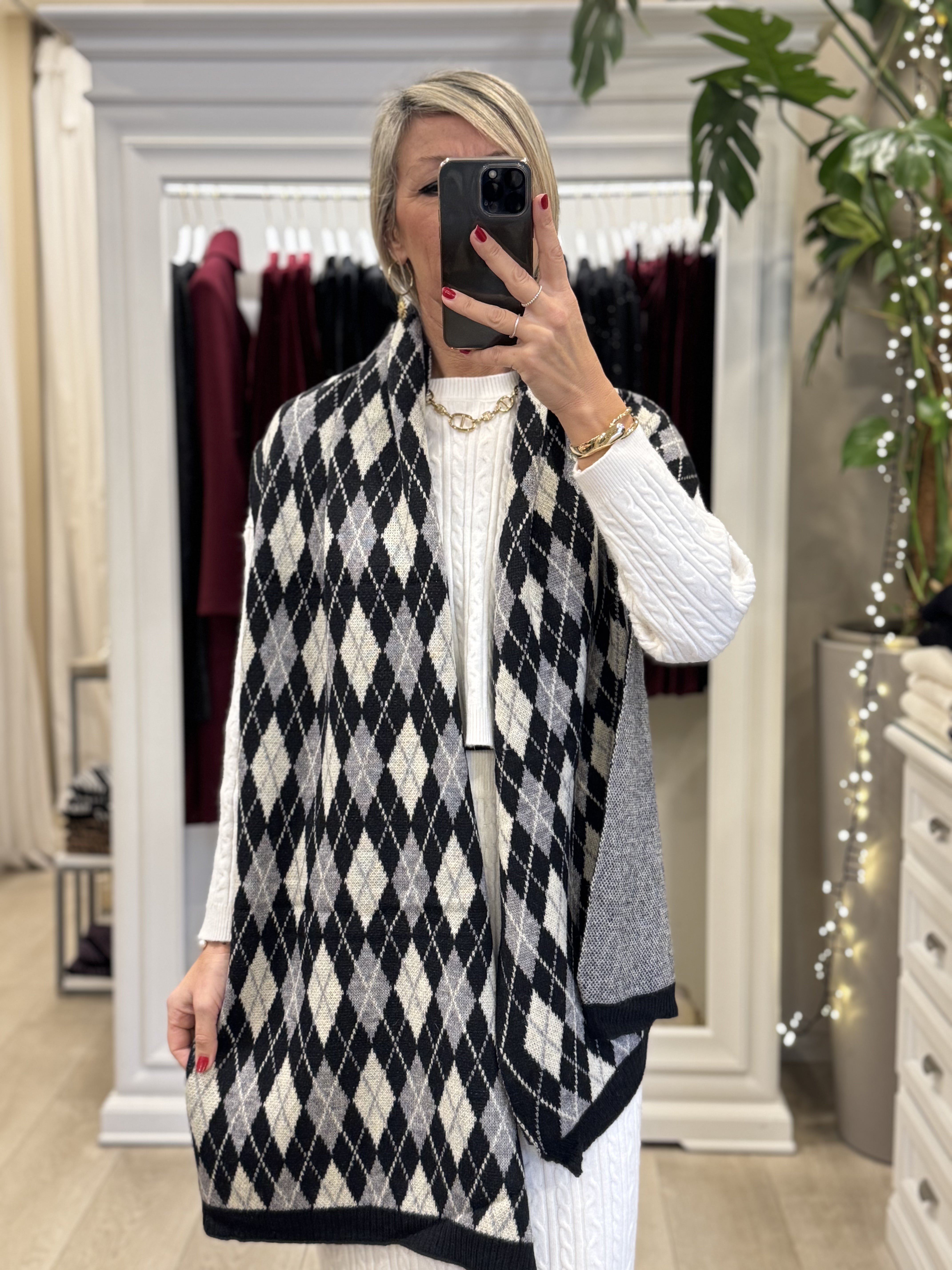 Sciarpa Fascia Rombi