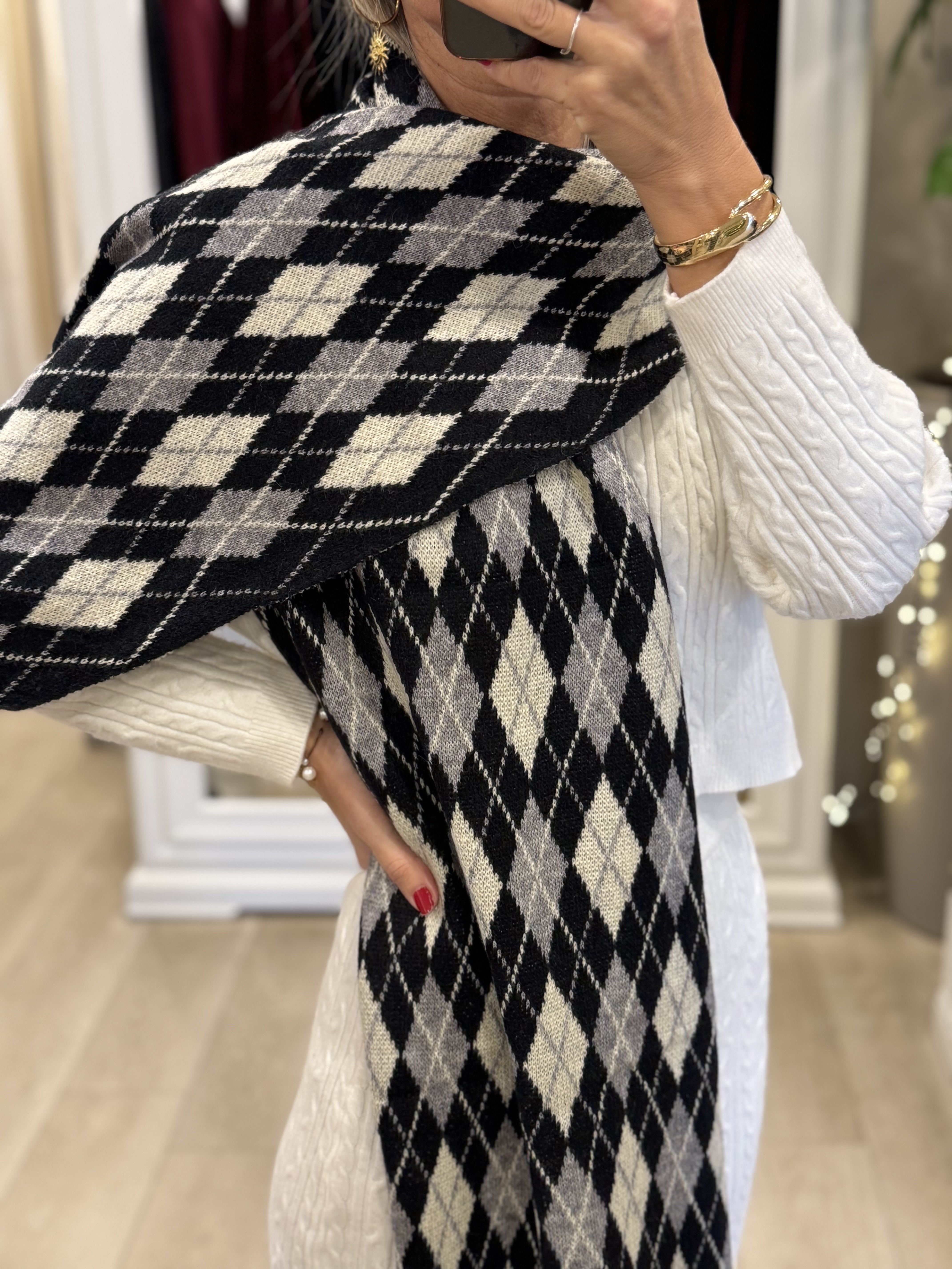 Sciarpa Fascia Rombi