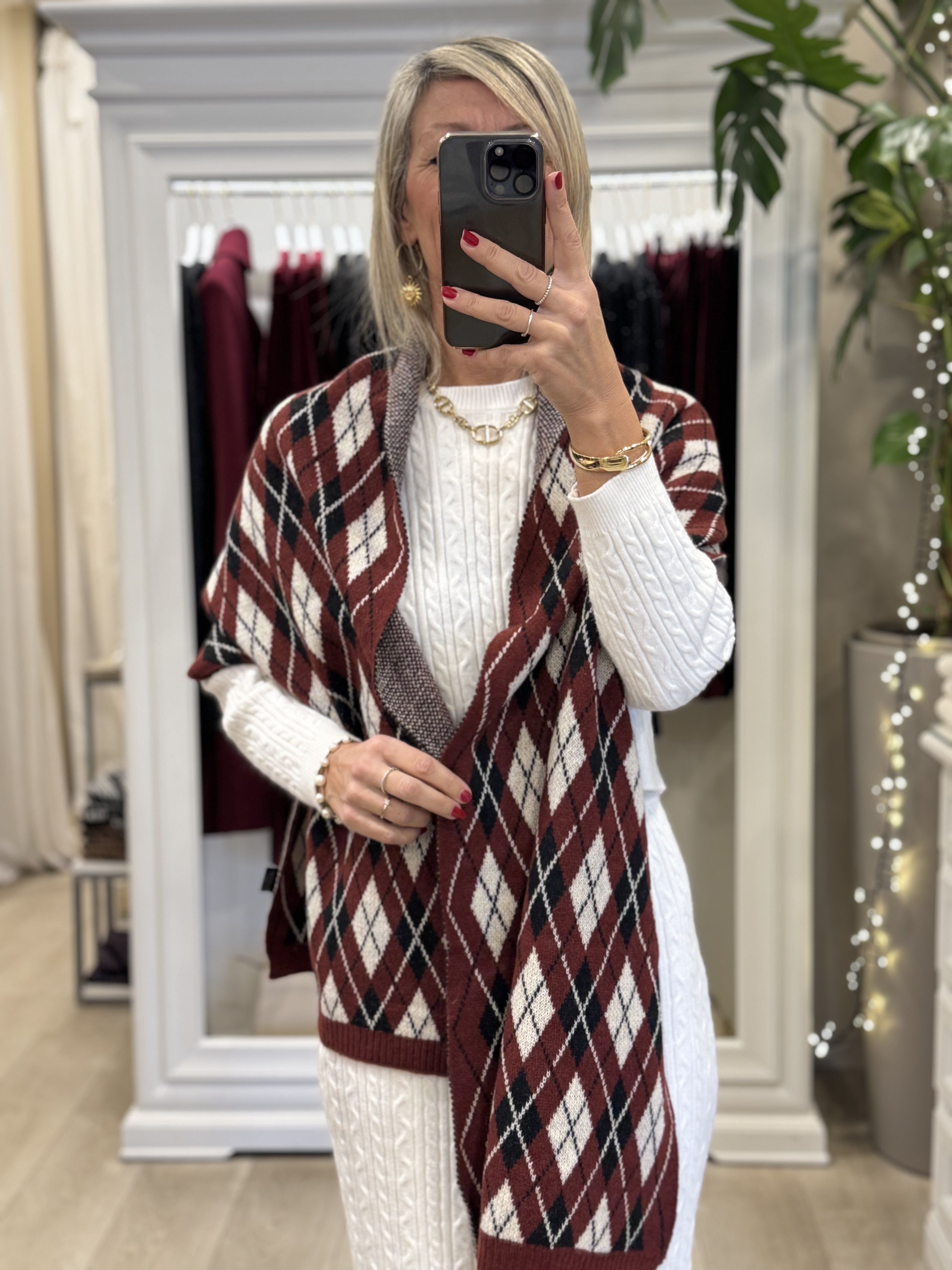 Sciarpa Fascia Rombi