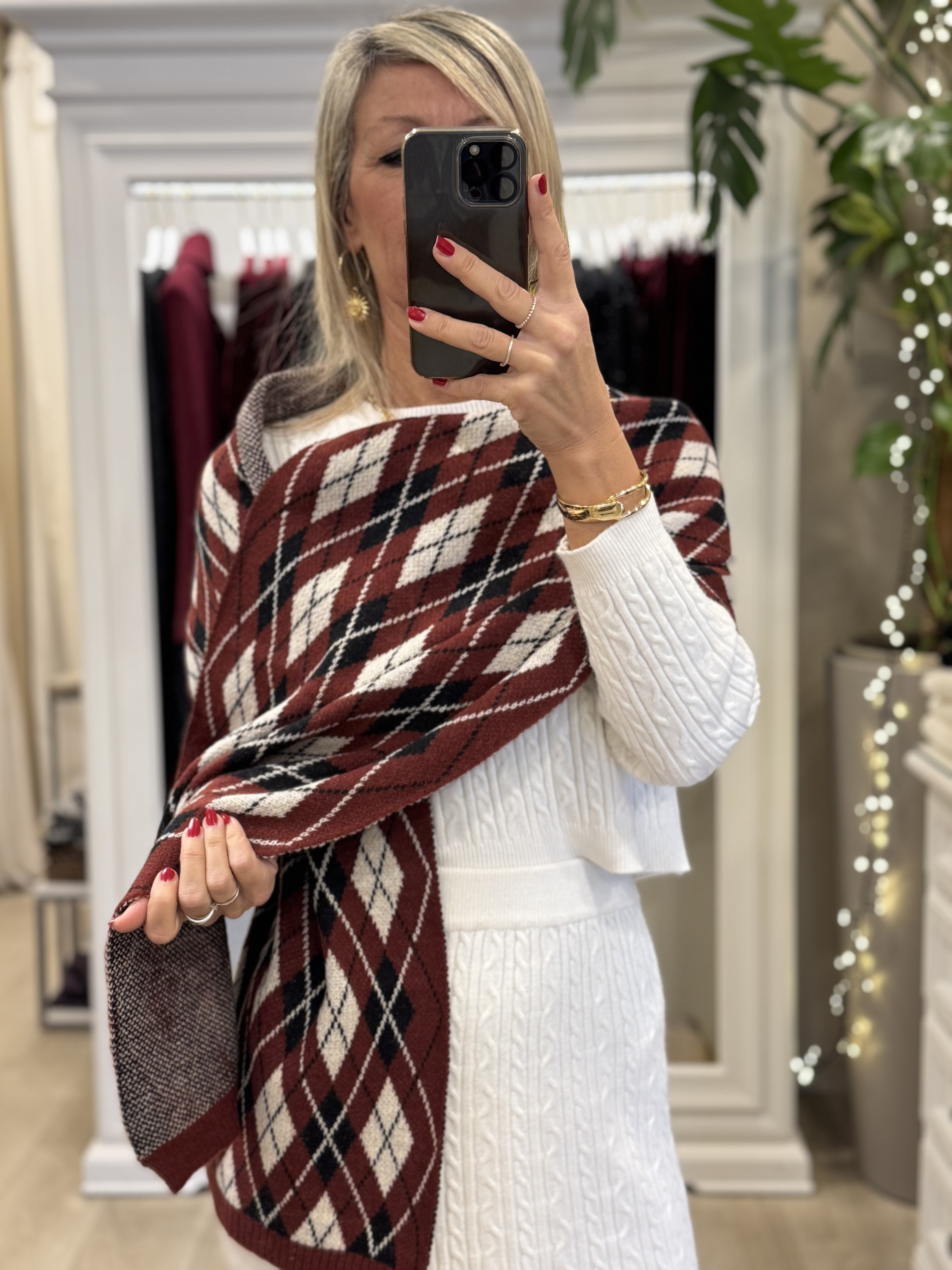 Sciarpa Fascia Rombi