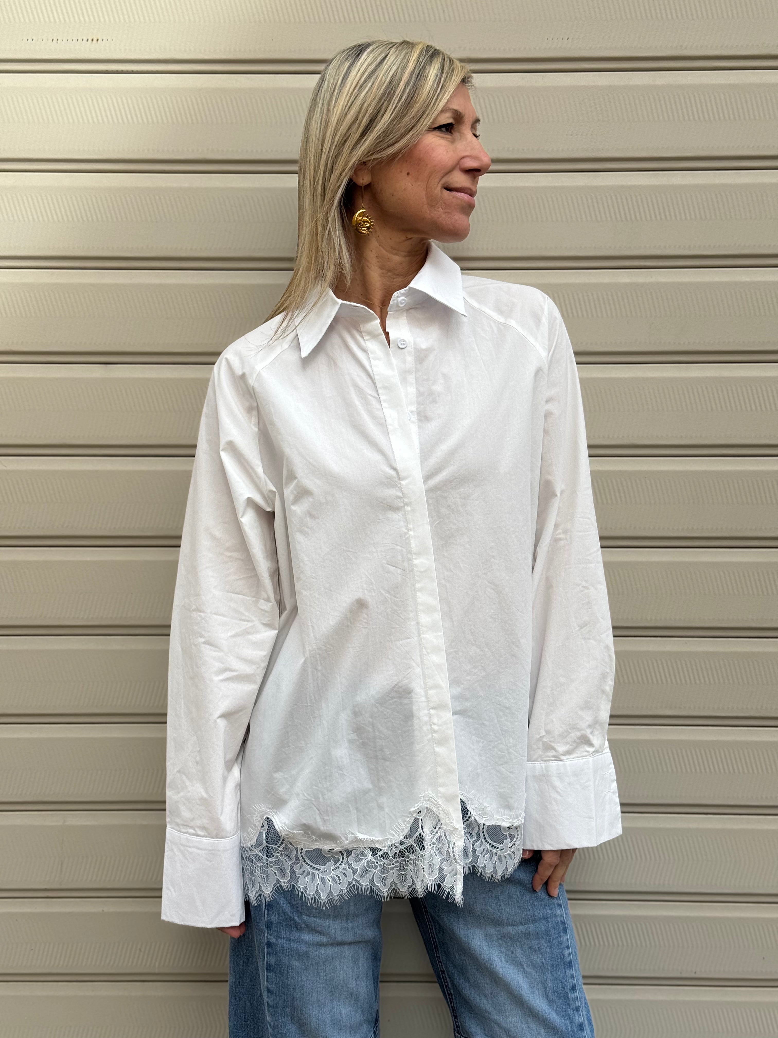 Camicia fondo pizzo adora