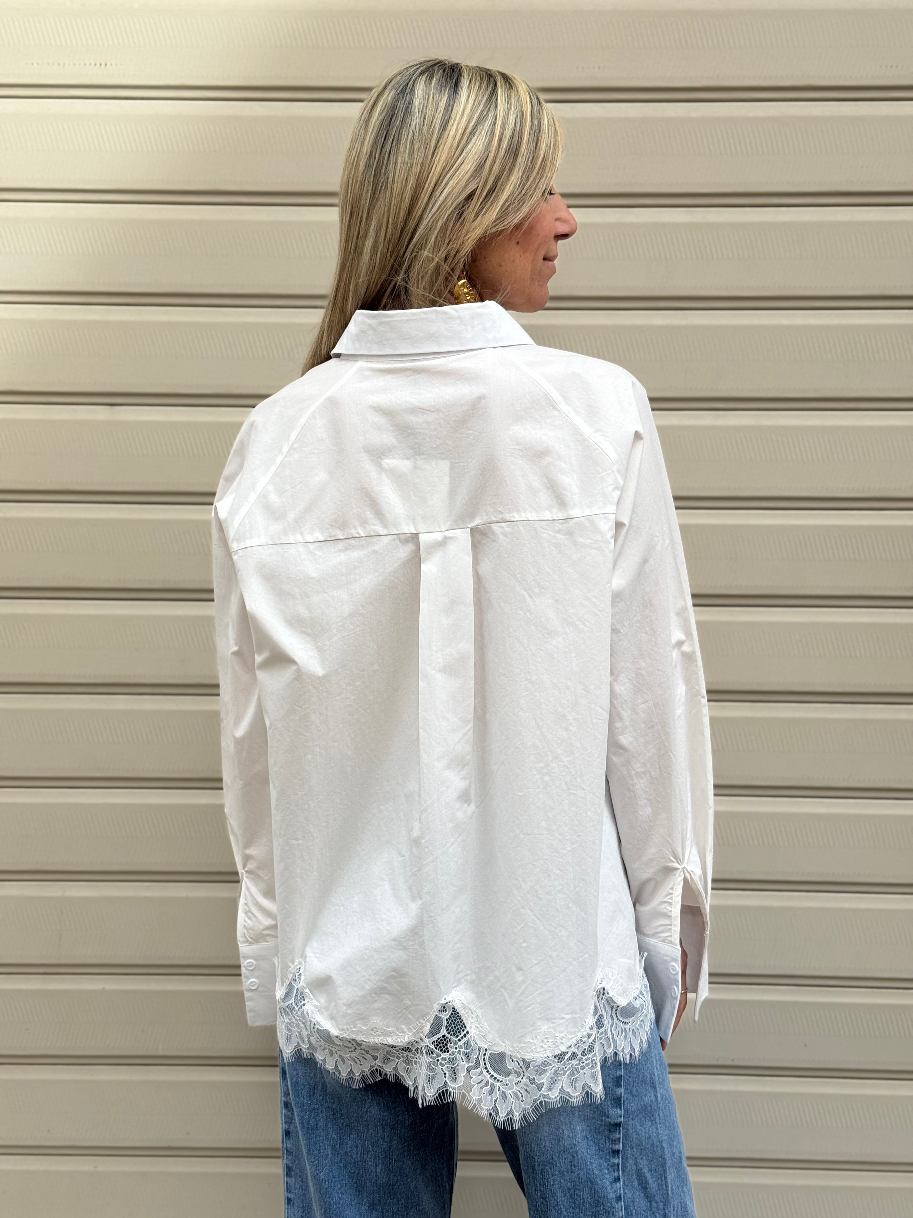 Camicia fondo pizzo adora