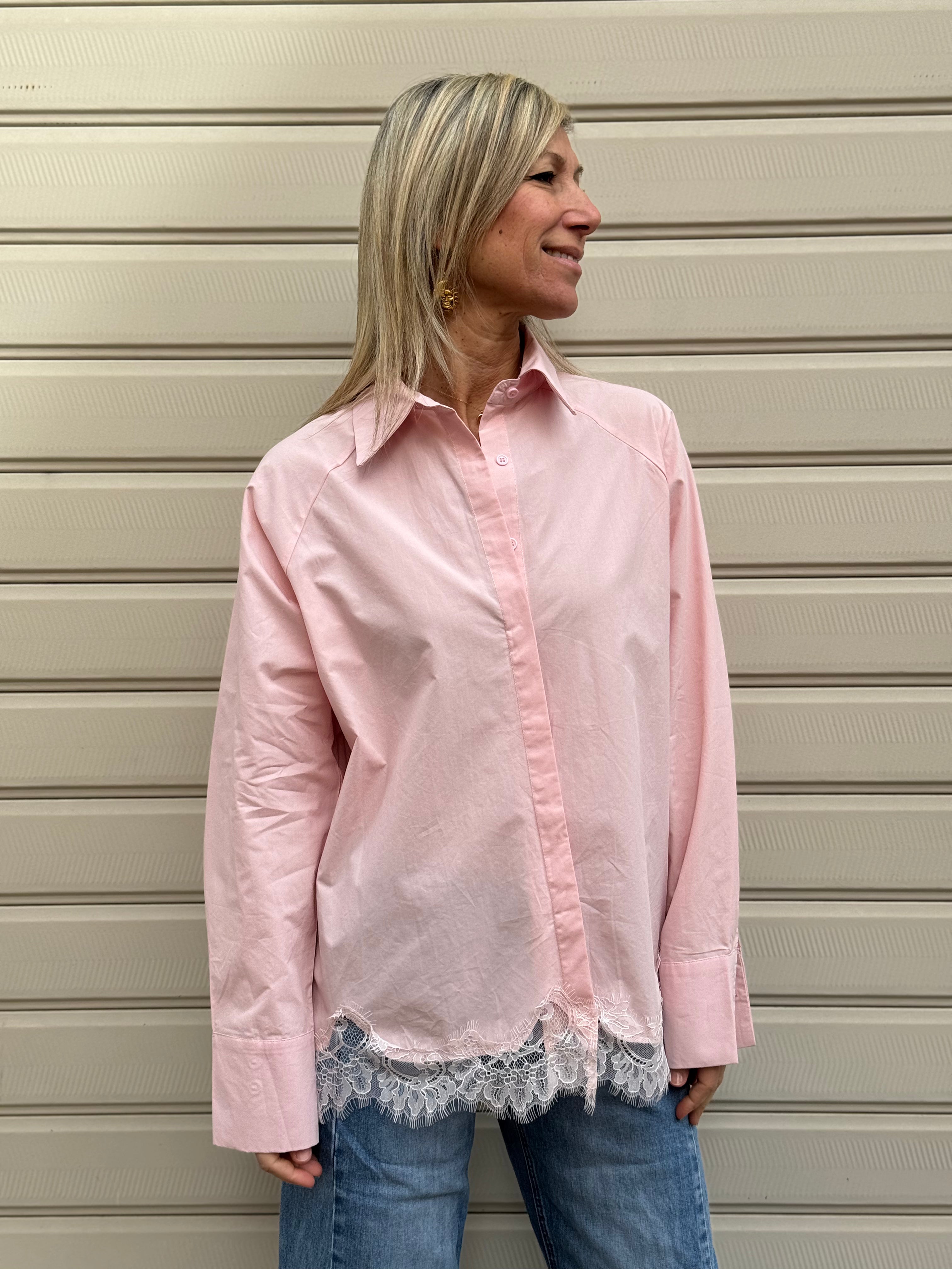 Camicia fondo pizzo adora