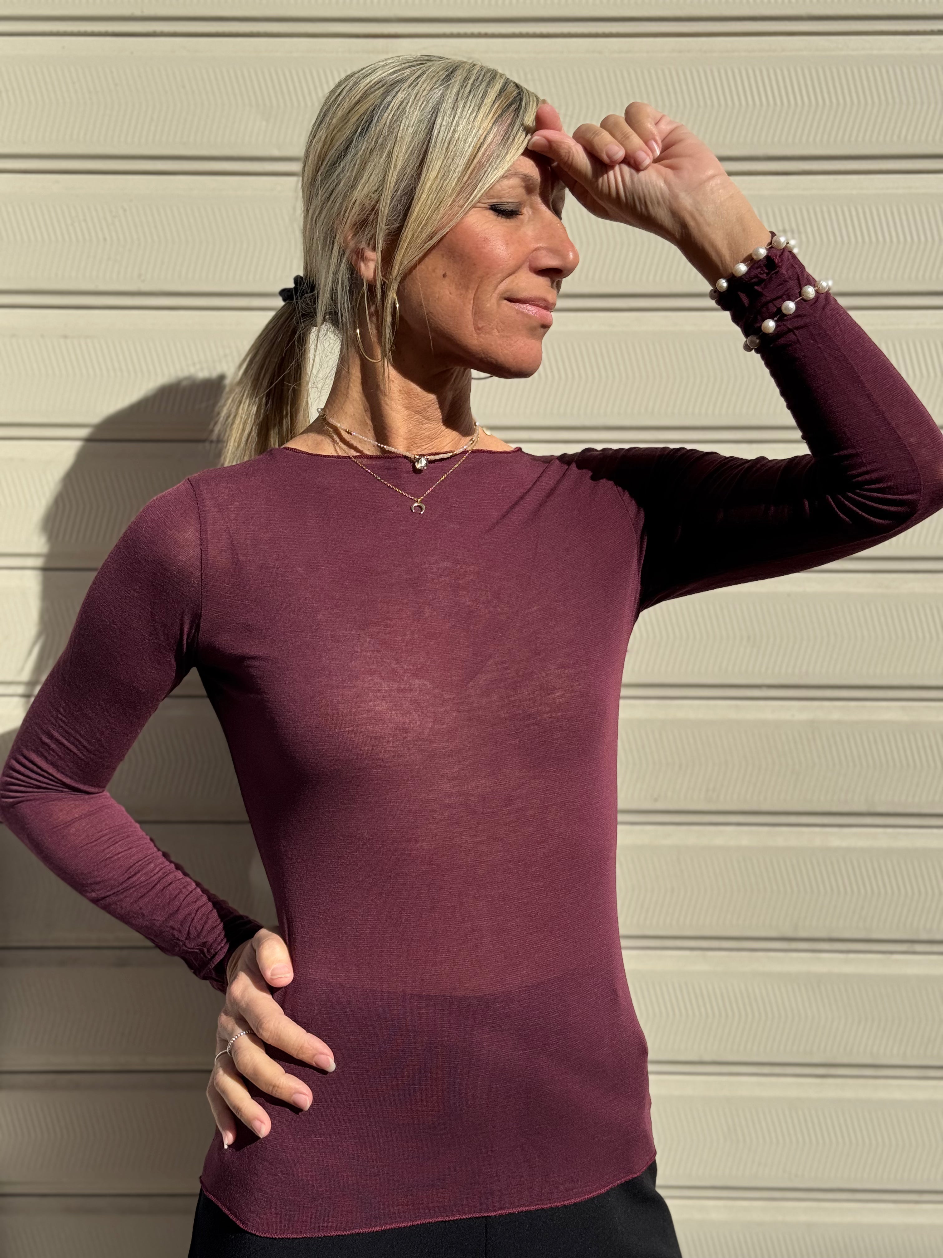 Scollo barca maglina adora