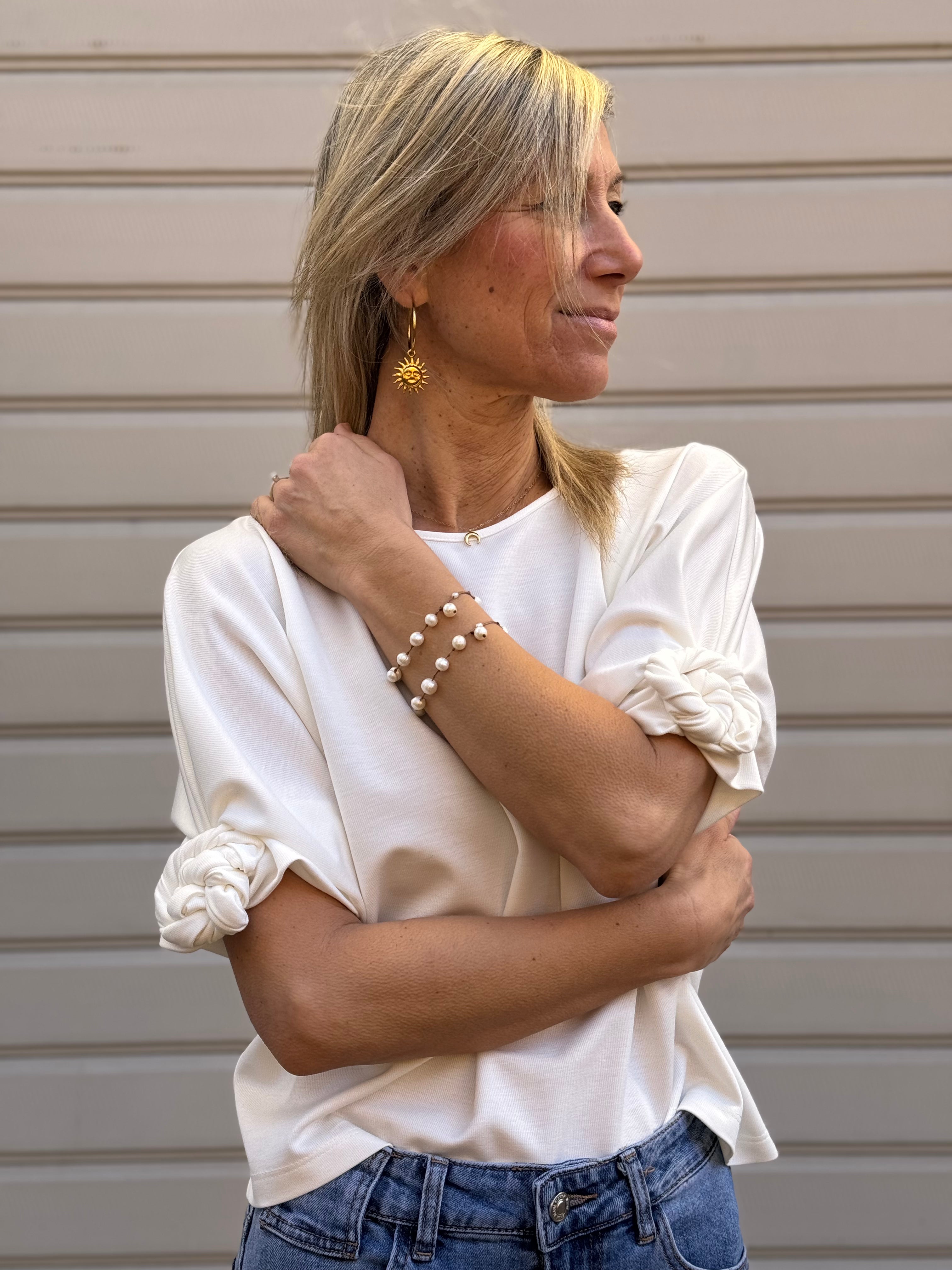 Maglia rosa sulla manica imperial