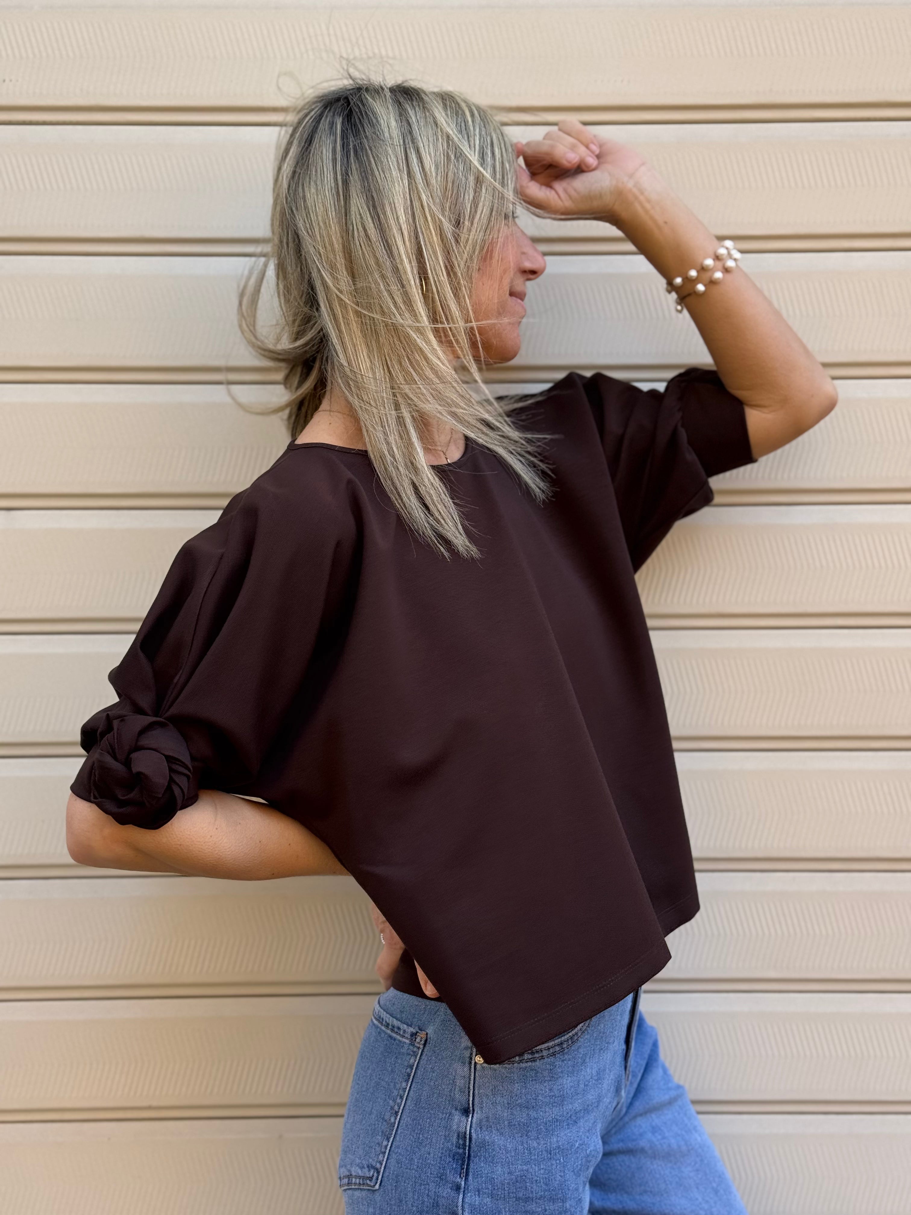 Maglia rosa sulla manica imperial