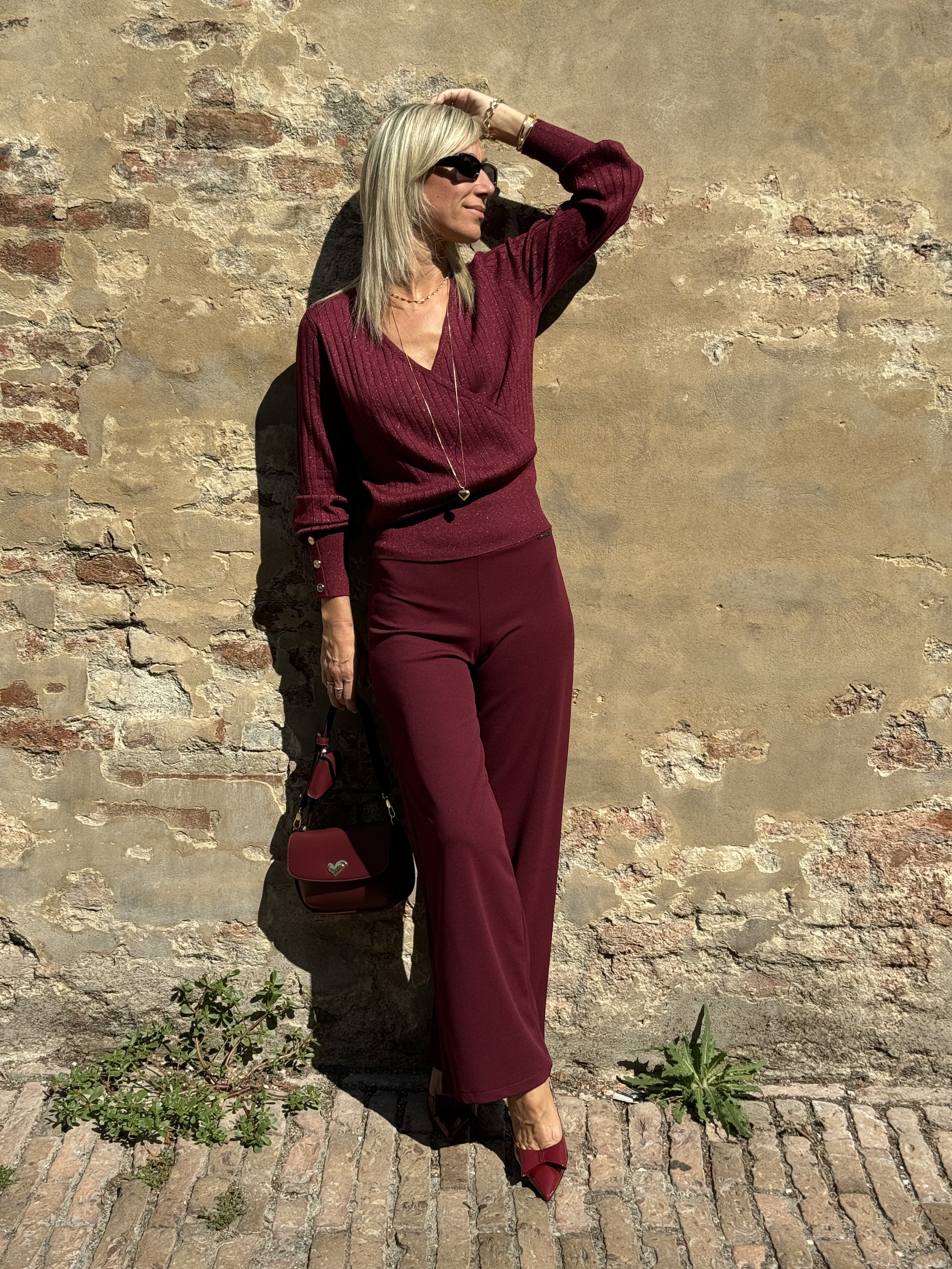 Pantalone Palazzo Bielasticizzato