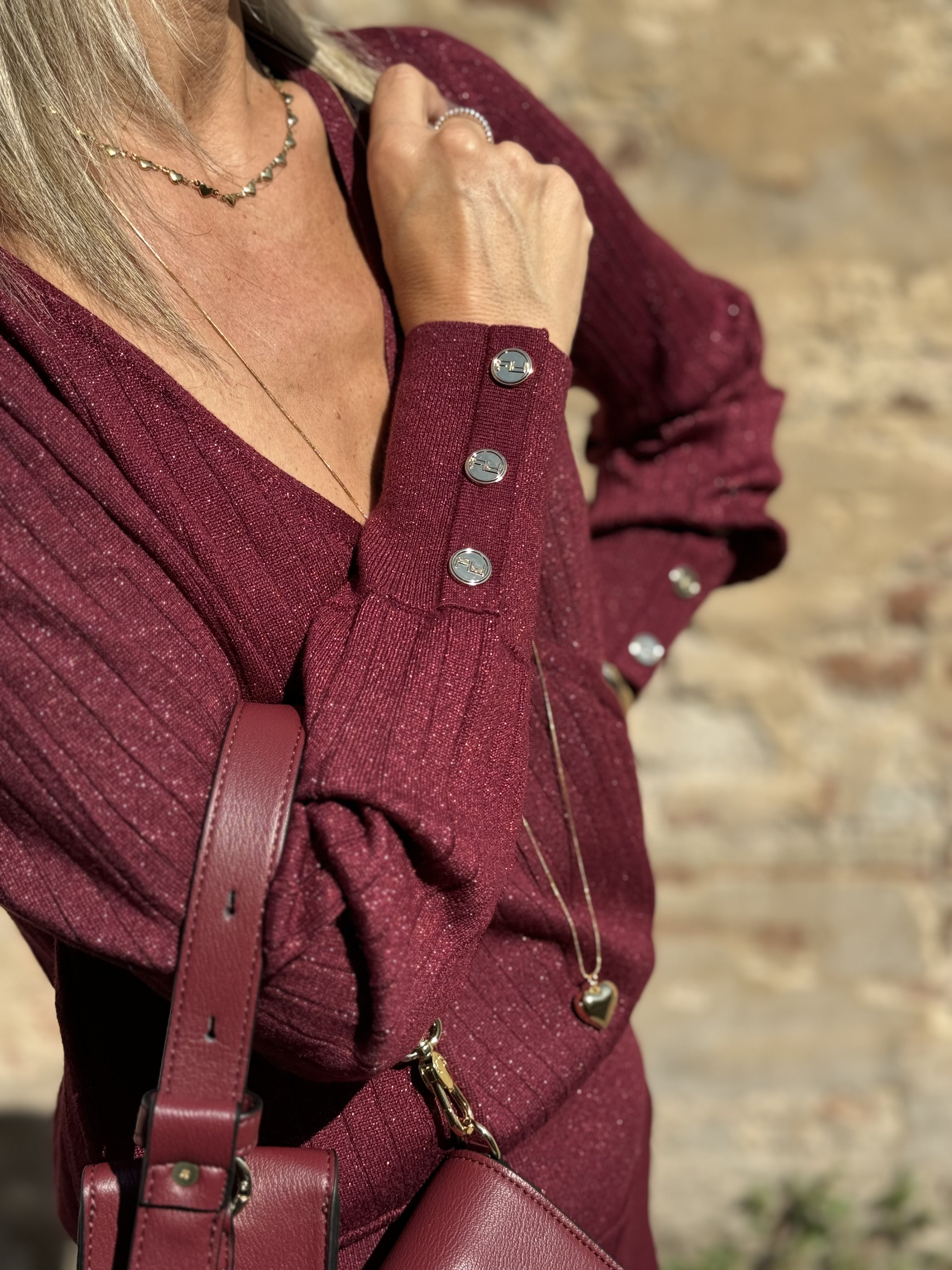 Maglia Incrocio Costine