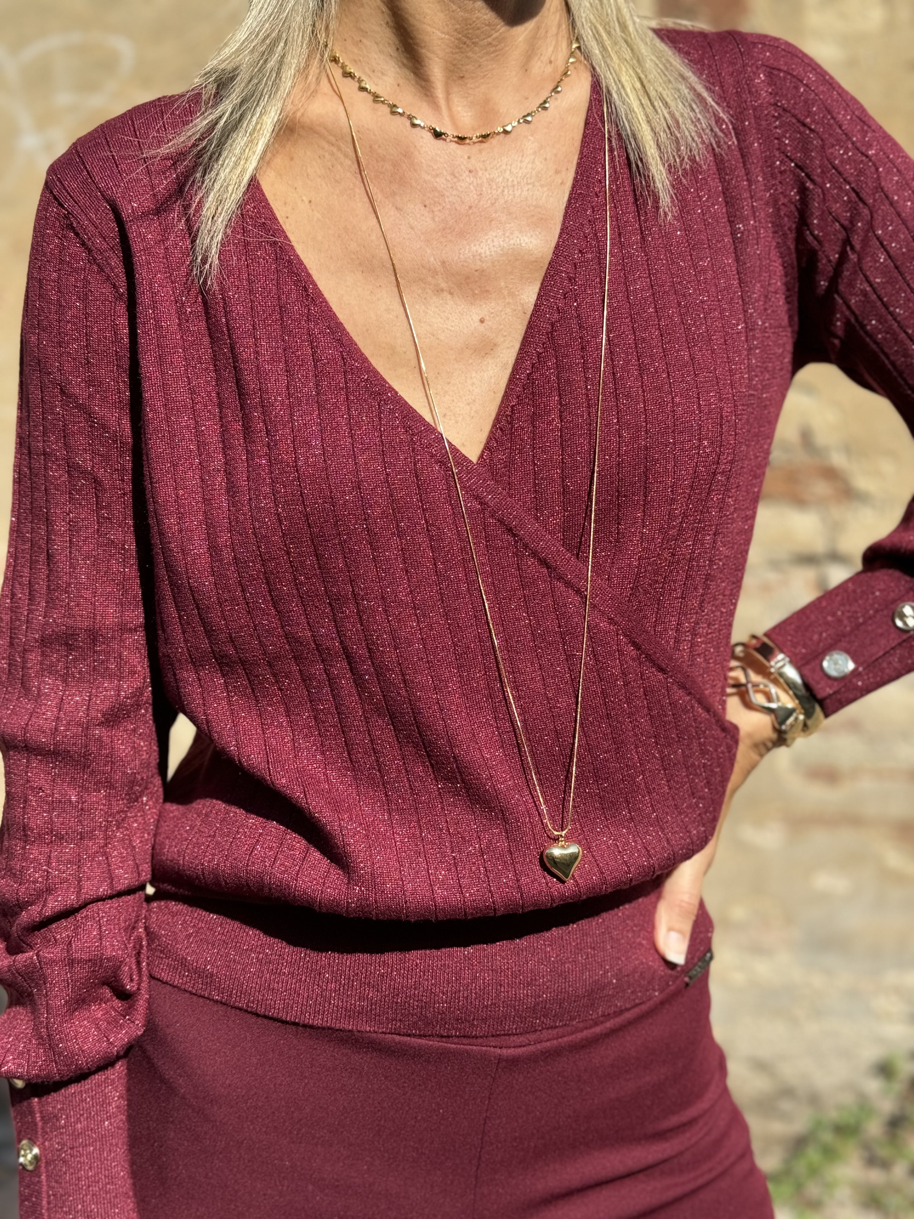 Maglia Incrocio Costine