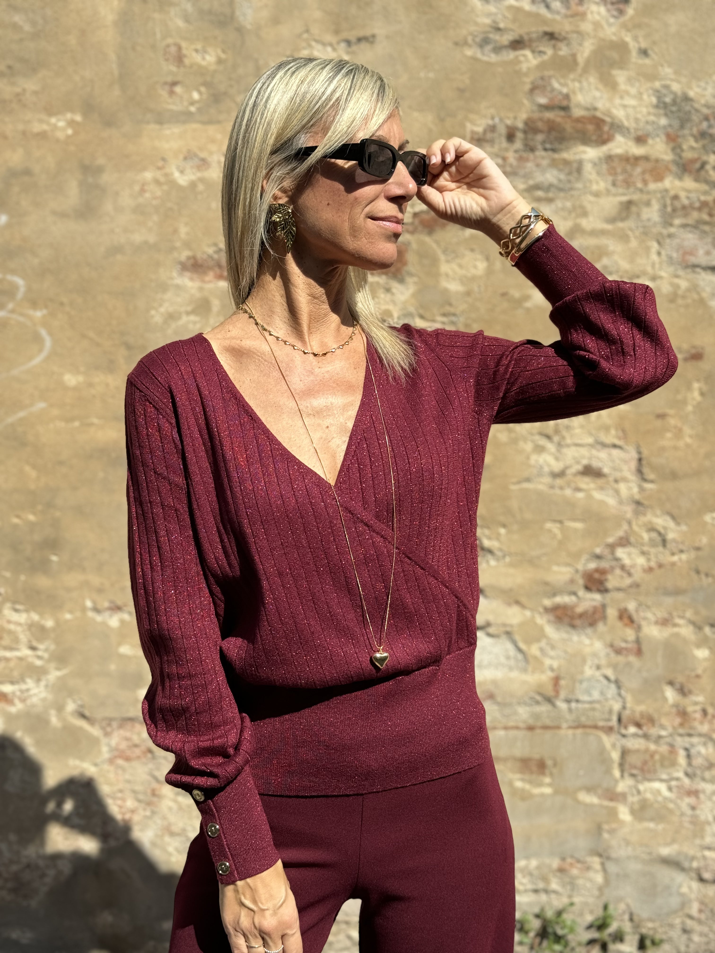 Maglia Incrocio Costine