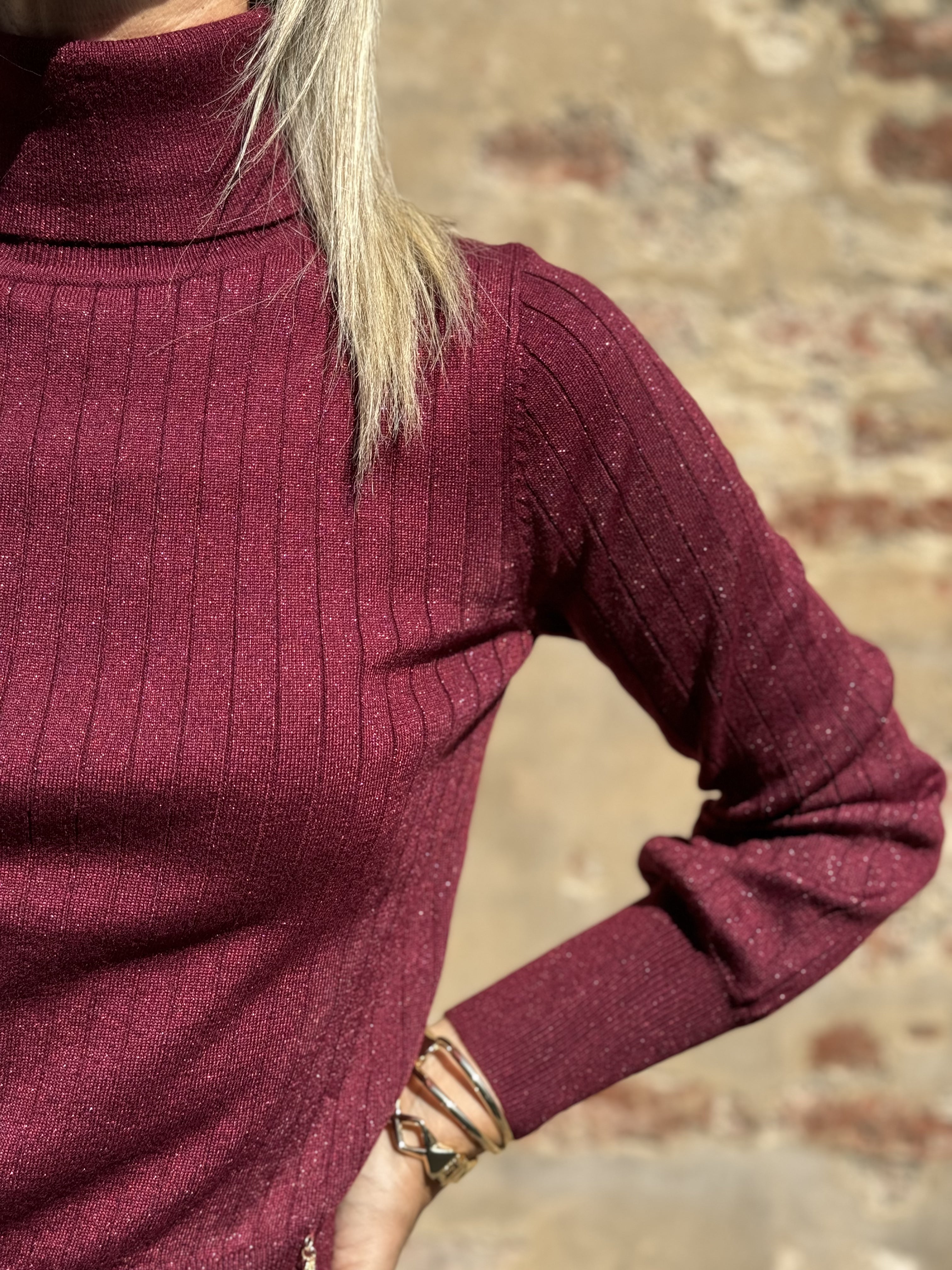 Maglia Dolcevita Costine