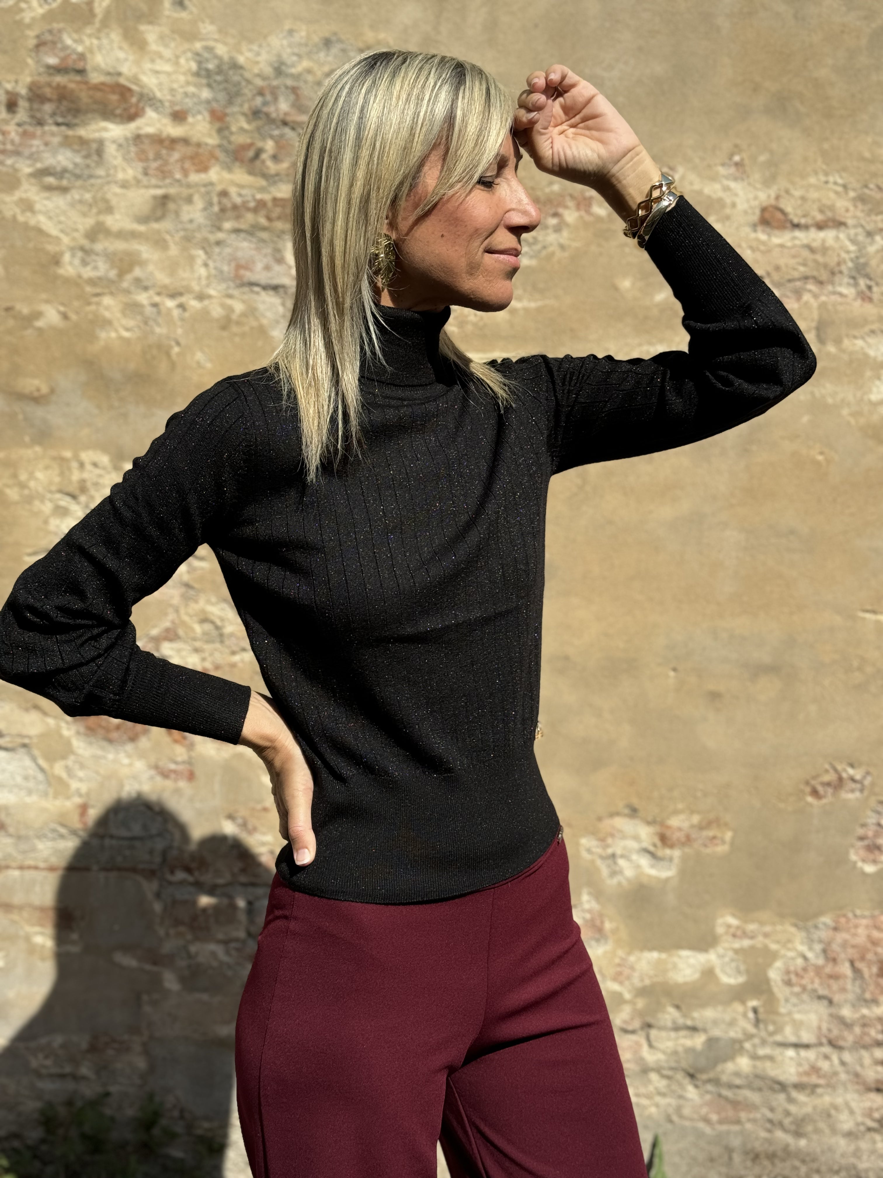 Maglia Dolcevita Costine