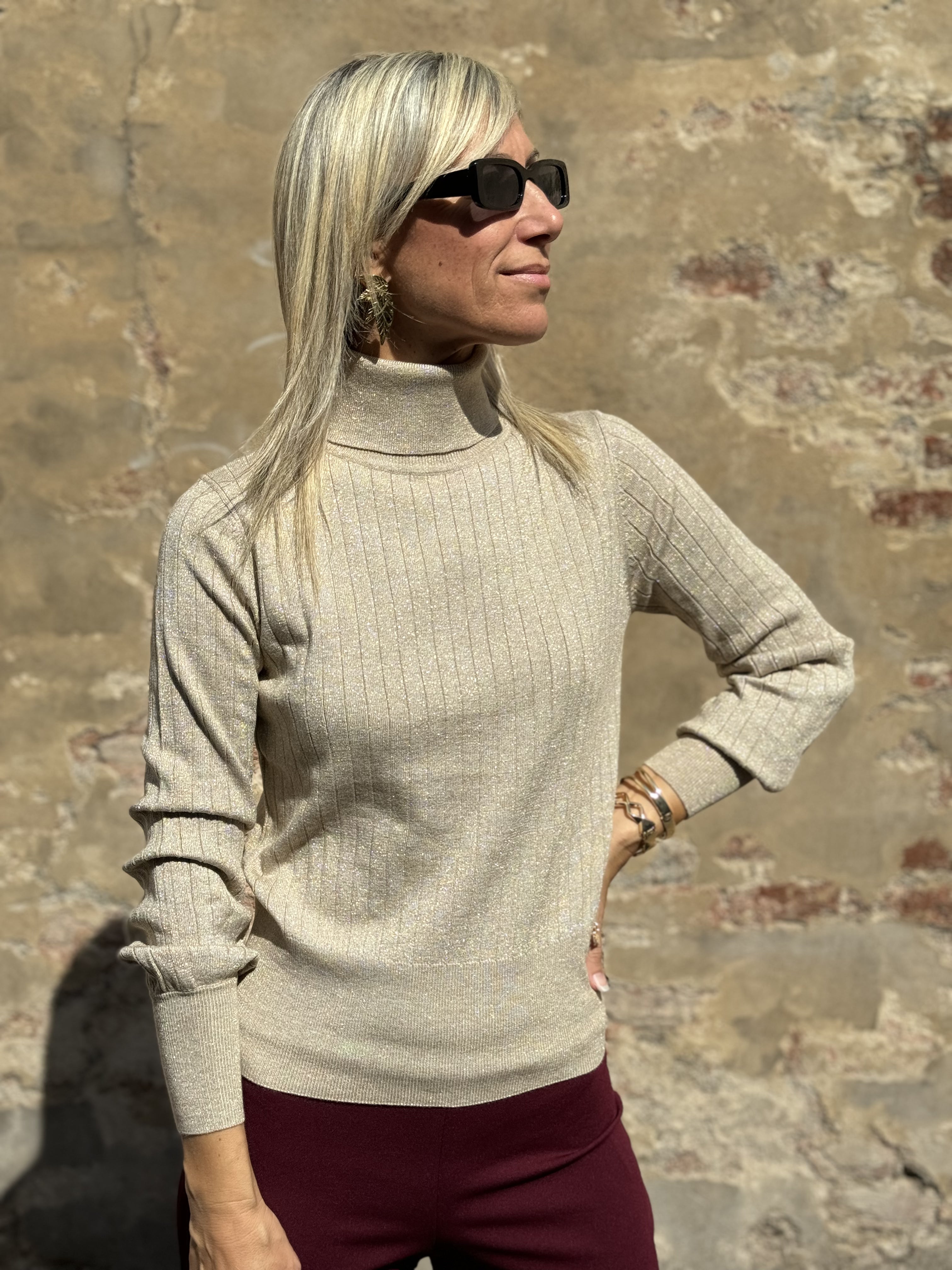Maglia Dolcevita Costine
