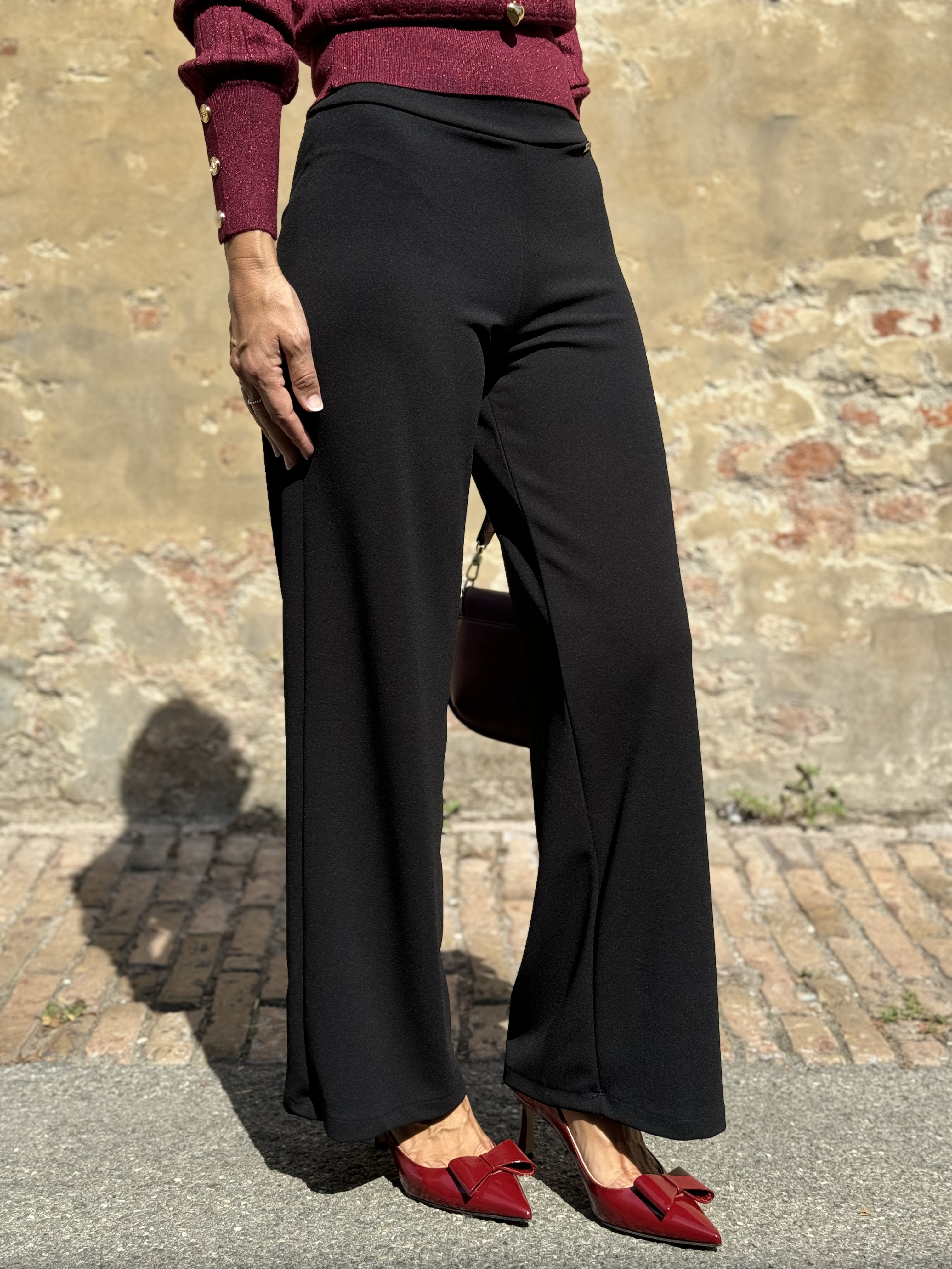 Pantalone Palazzo Bielasticizzato