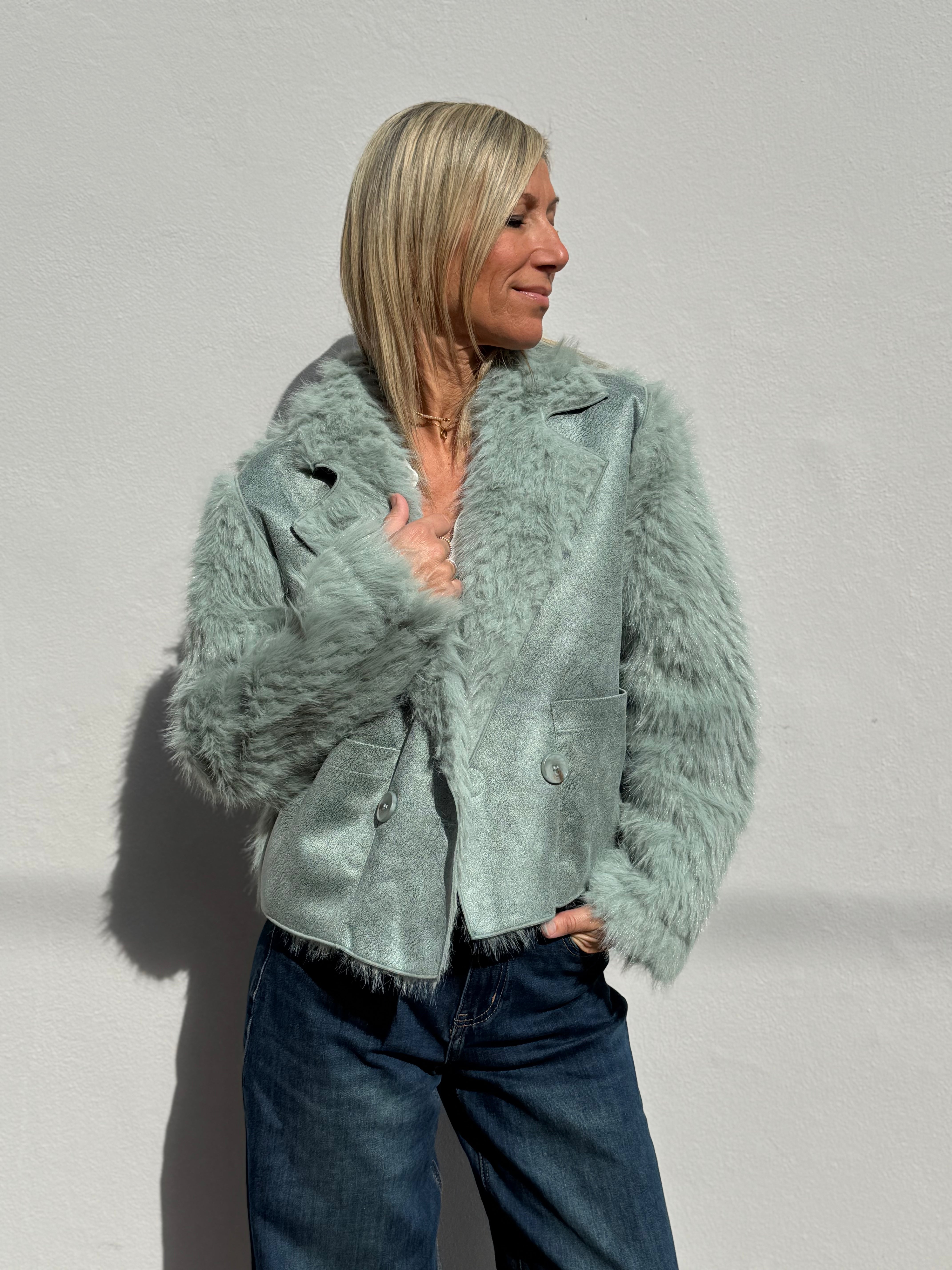 Ecomontone corto reversibile mimì