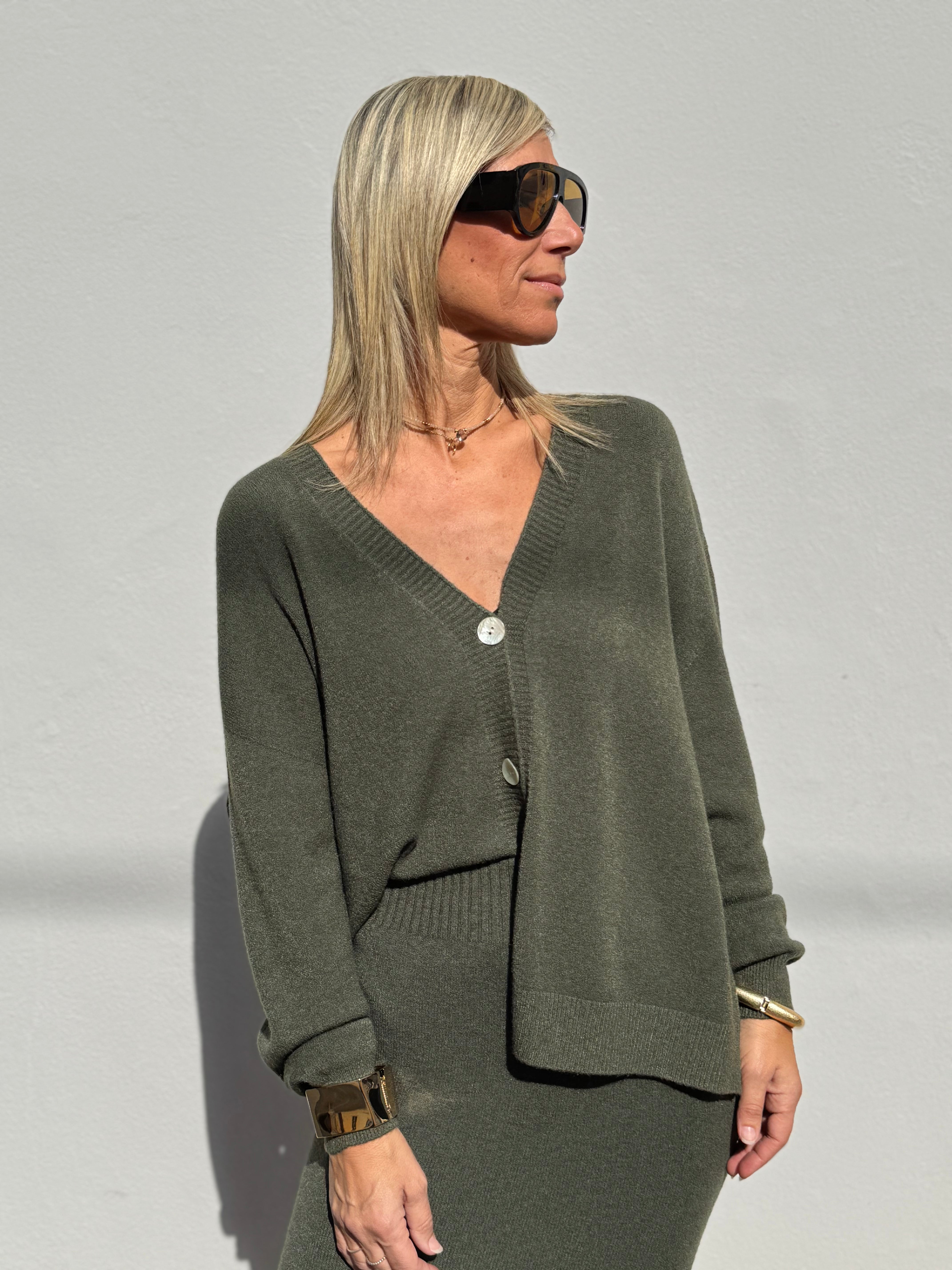 Cardigan maglia imperial