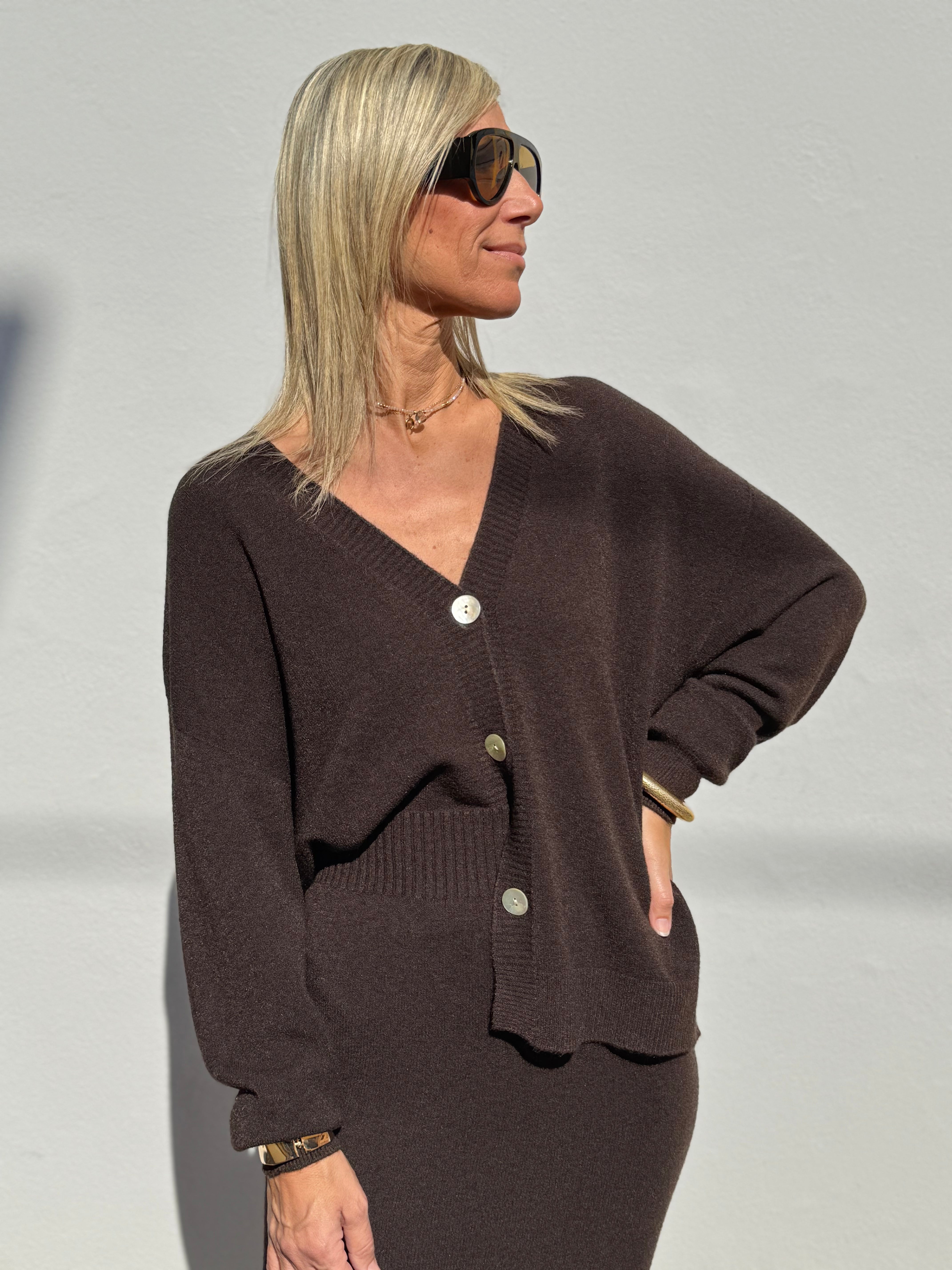 Cardigan maglia imperial