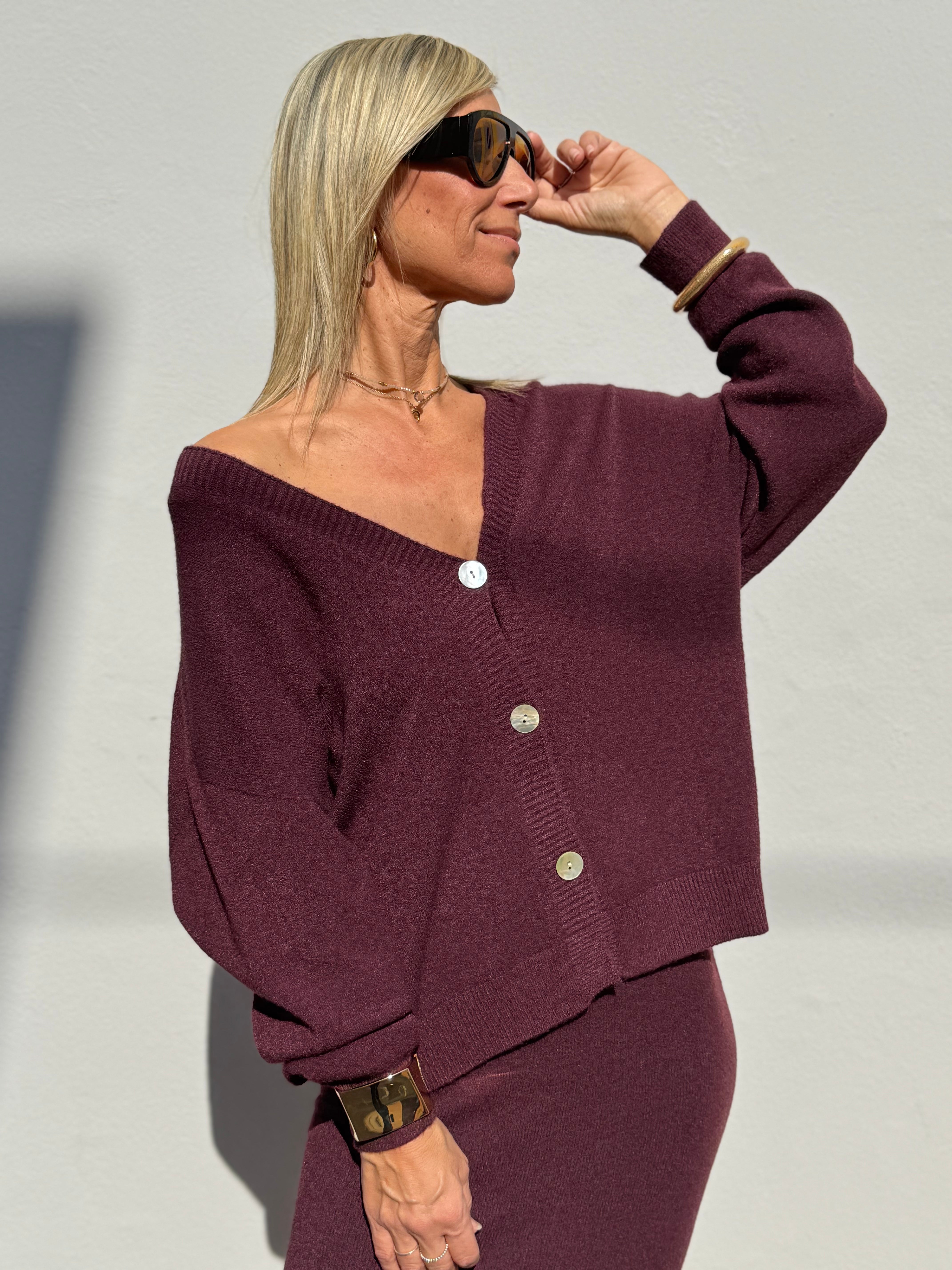 Cardigan maglia imperial