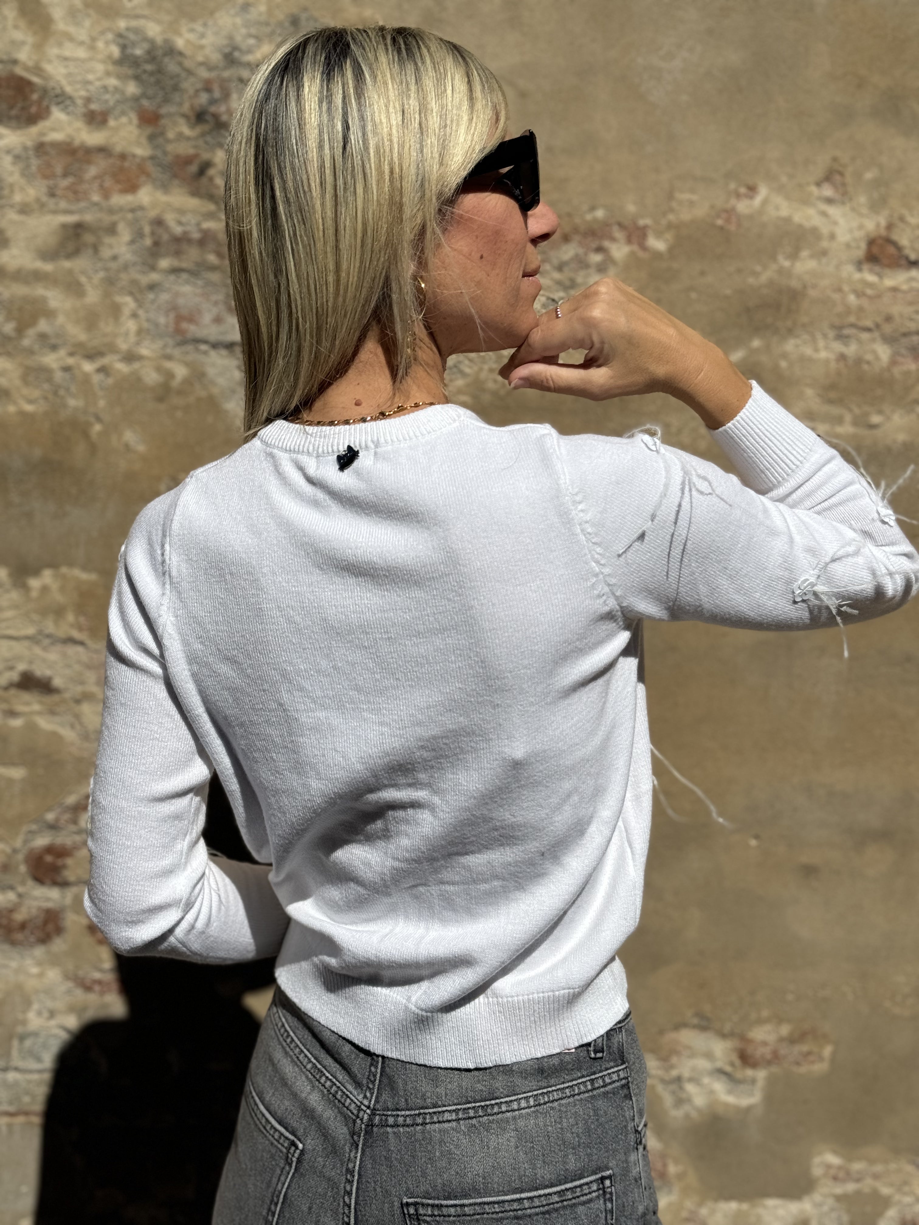 Cardigan Paillettes e Piume