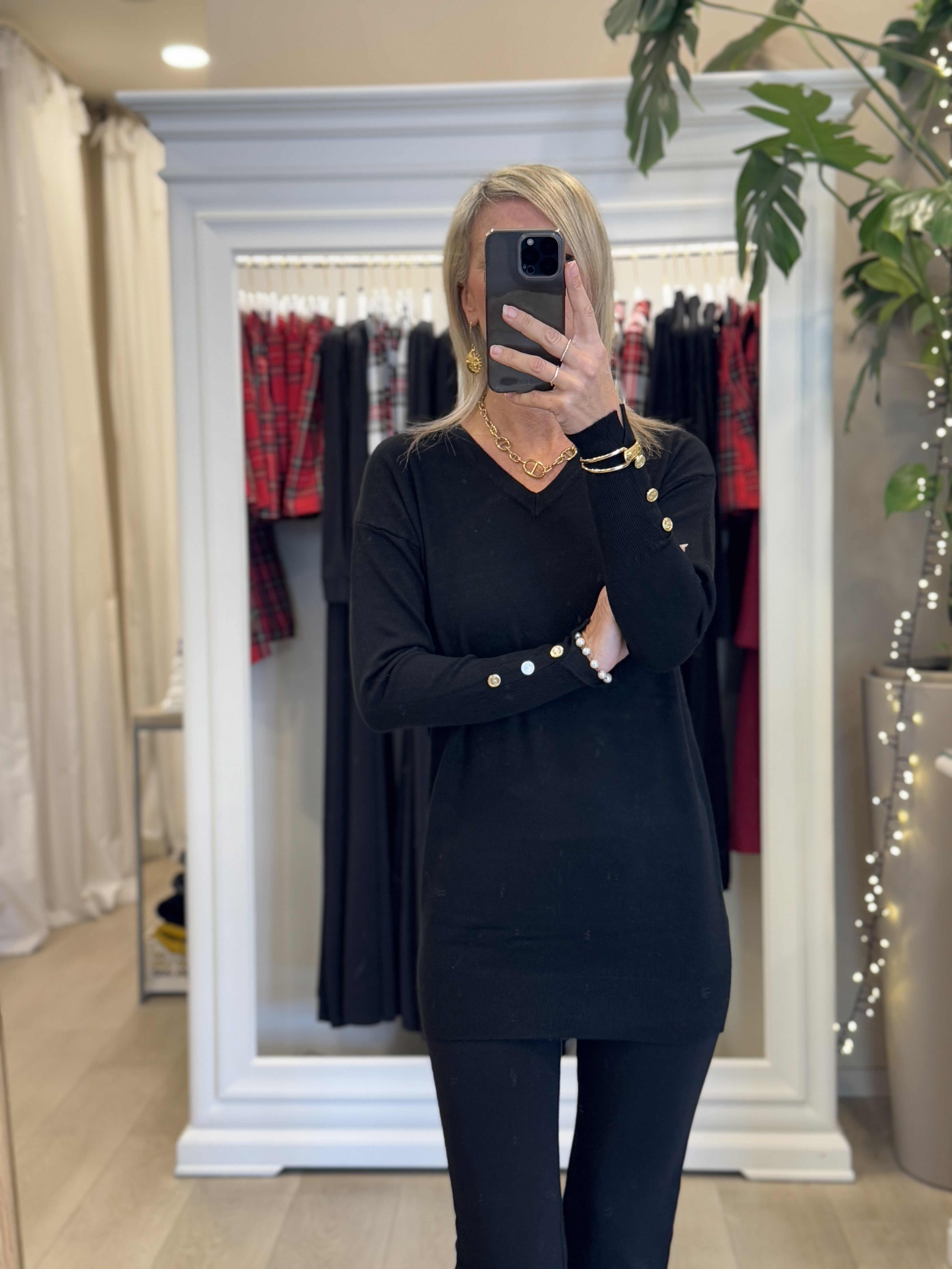 Pullover Lungo Scollo V