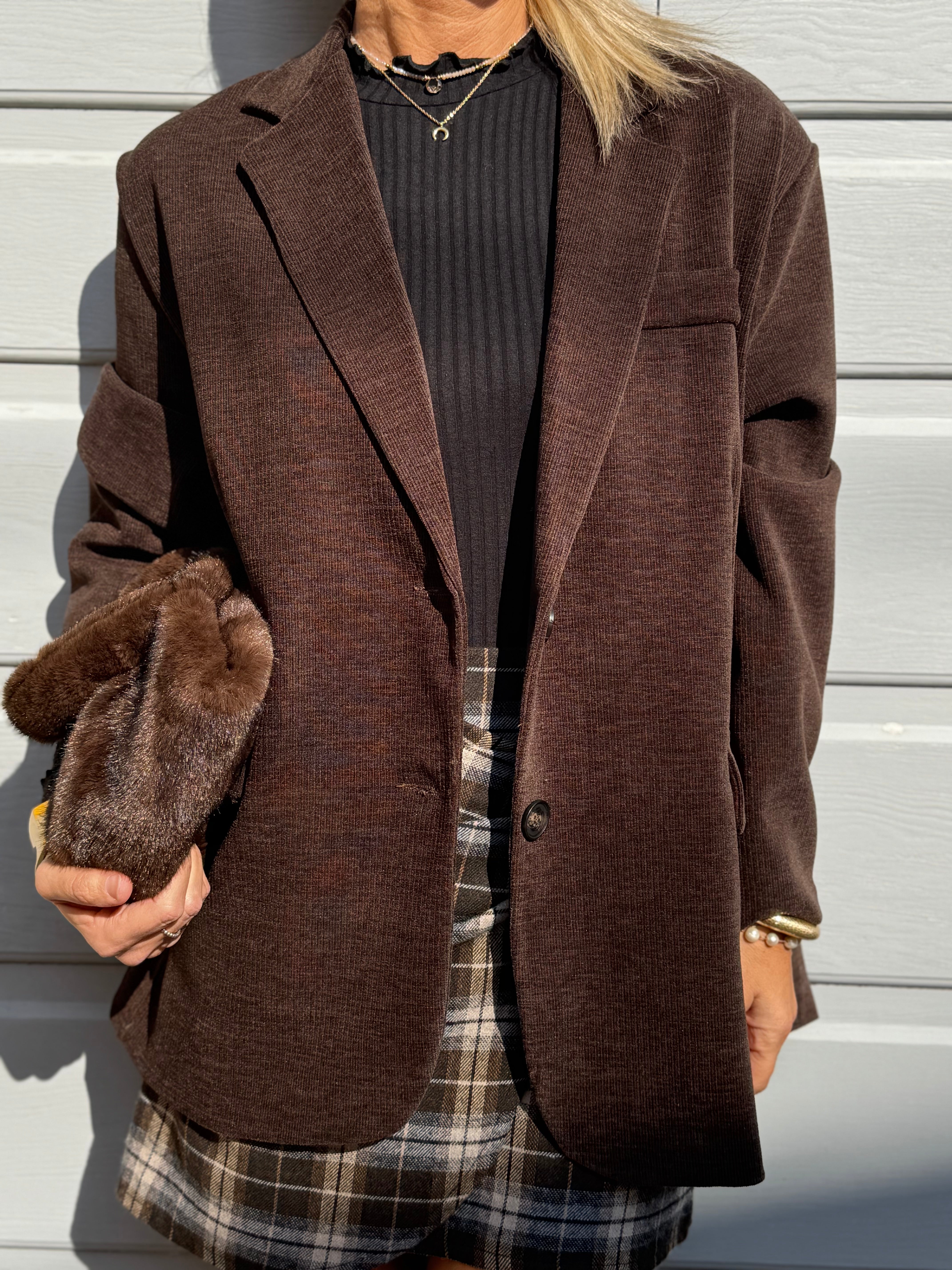 Giacca over velluto adora