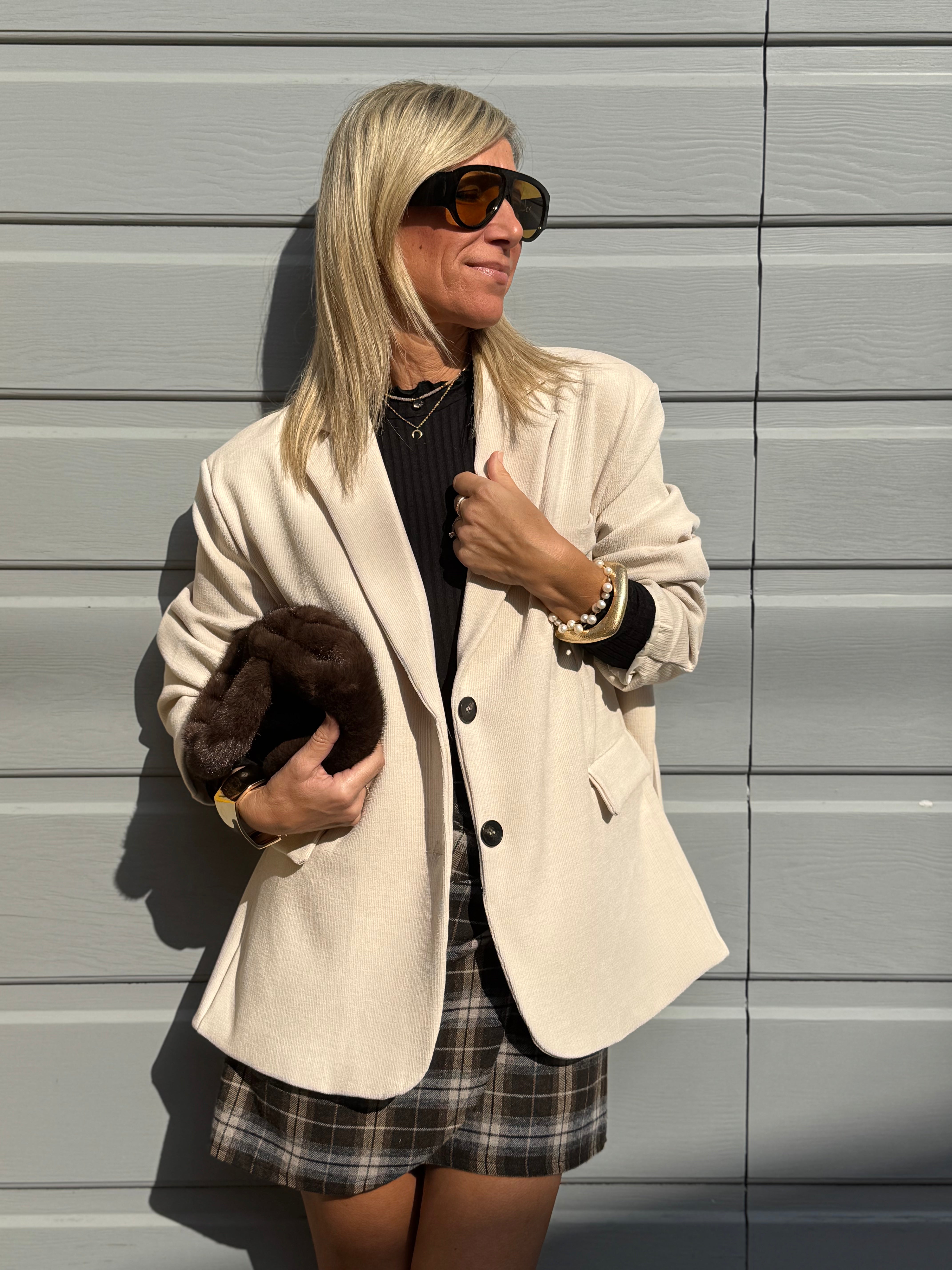 Giacca over velluto adora