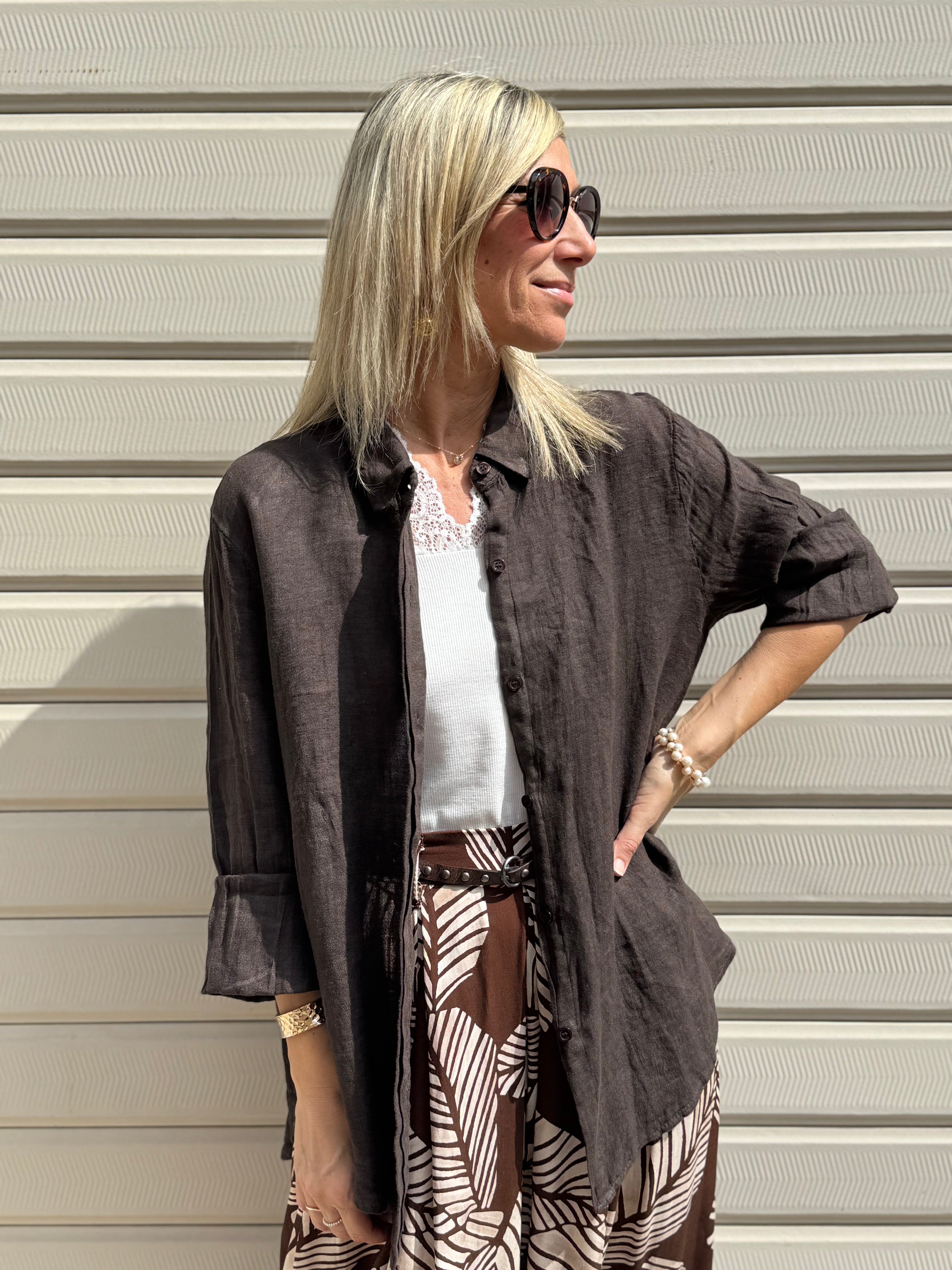 Camicia lino adora