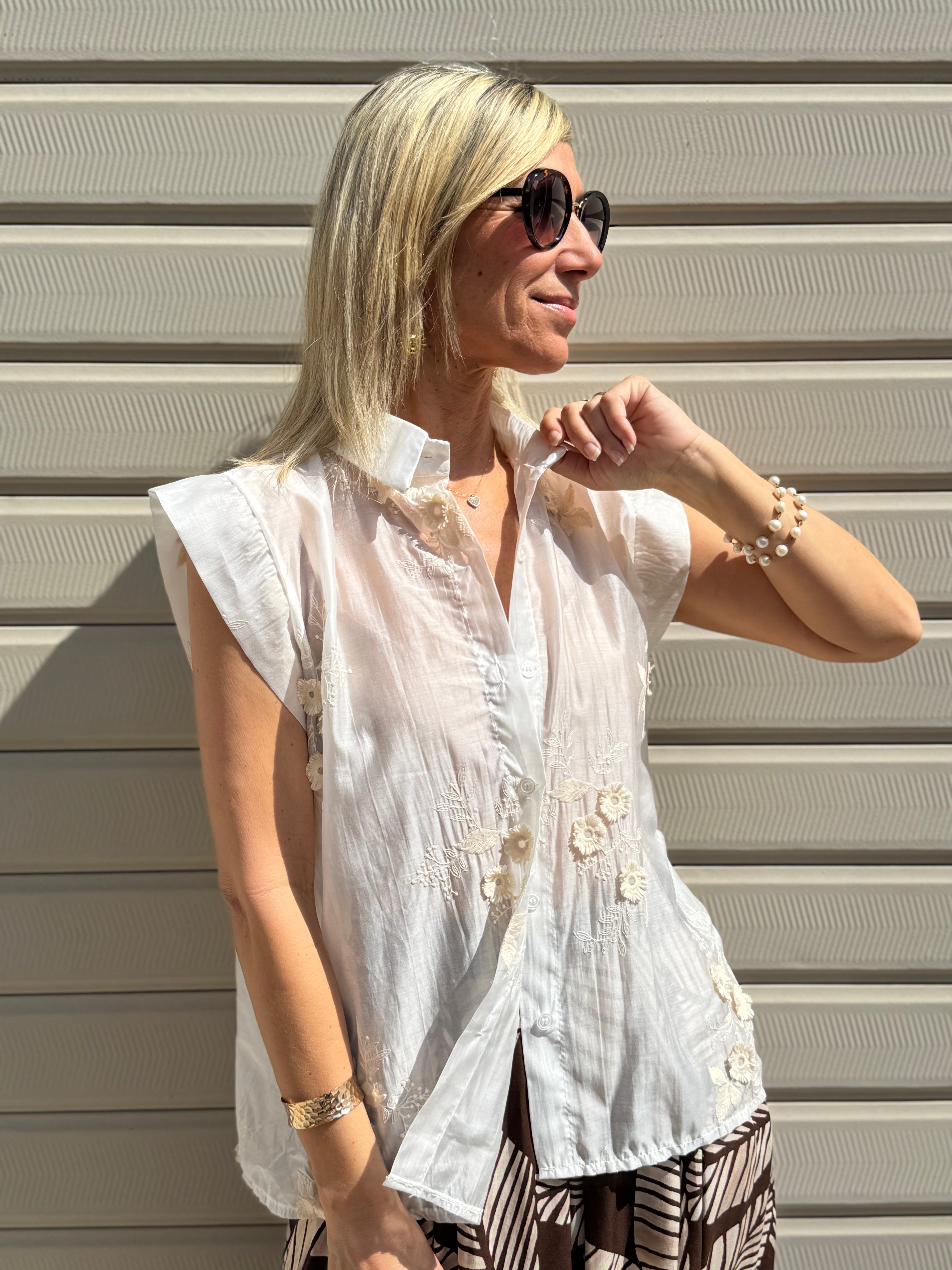 Camicia applicazioni adora