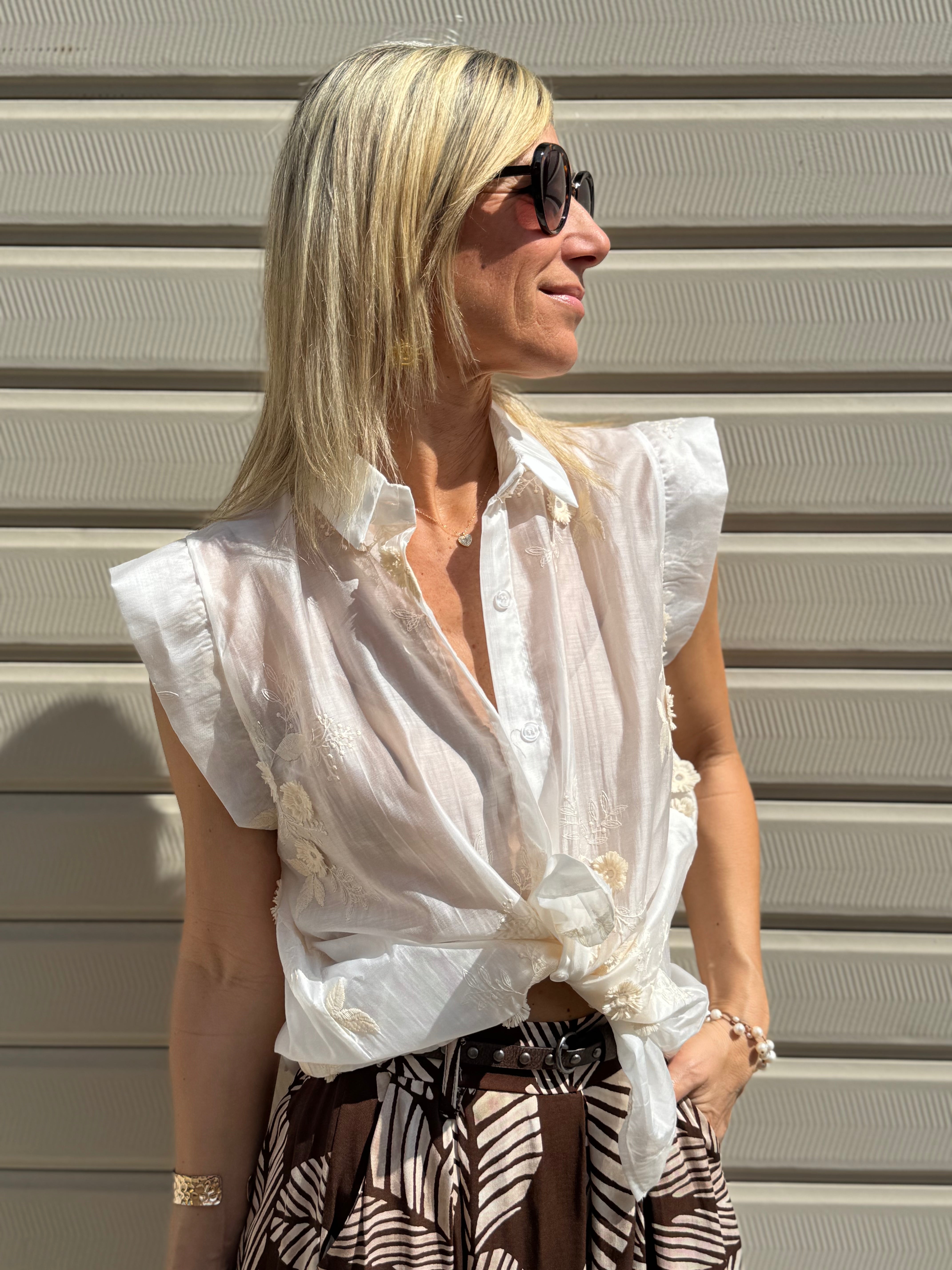 Camicia applicazioni adora