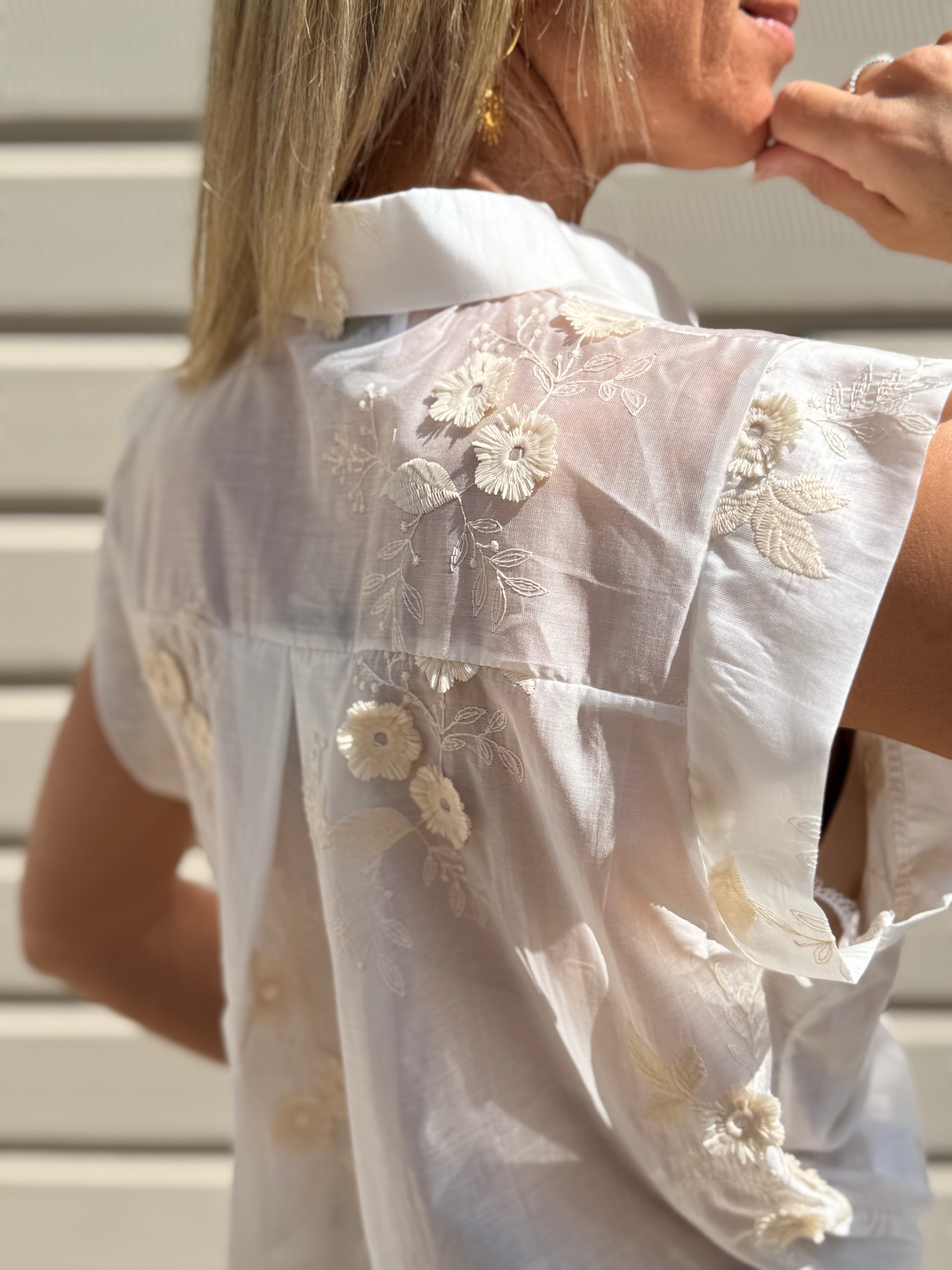 Camicia applicazioni adora