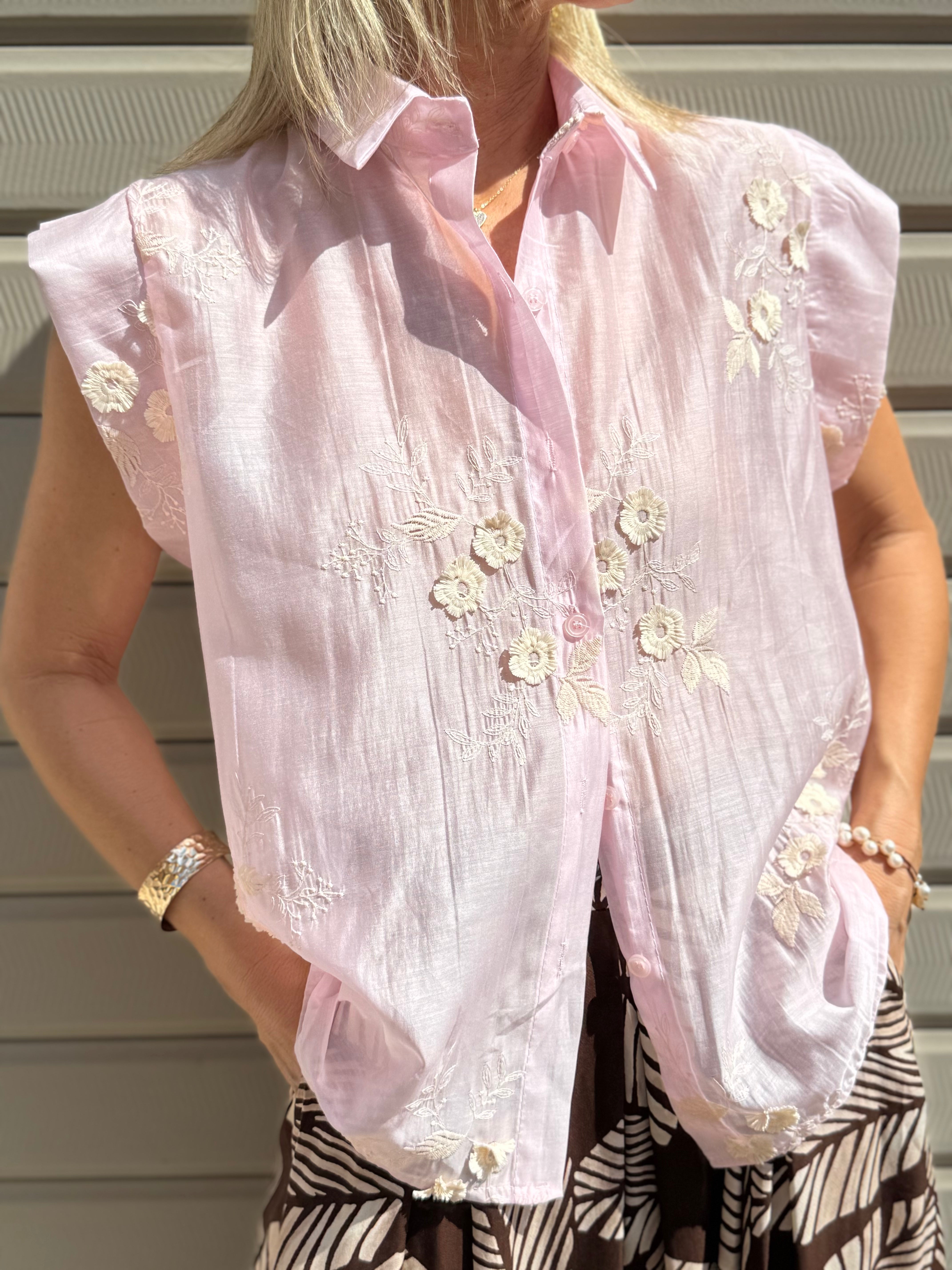 Camicia applicazioni adora