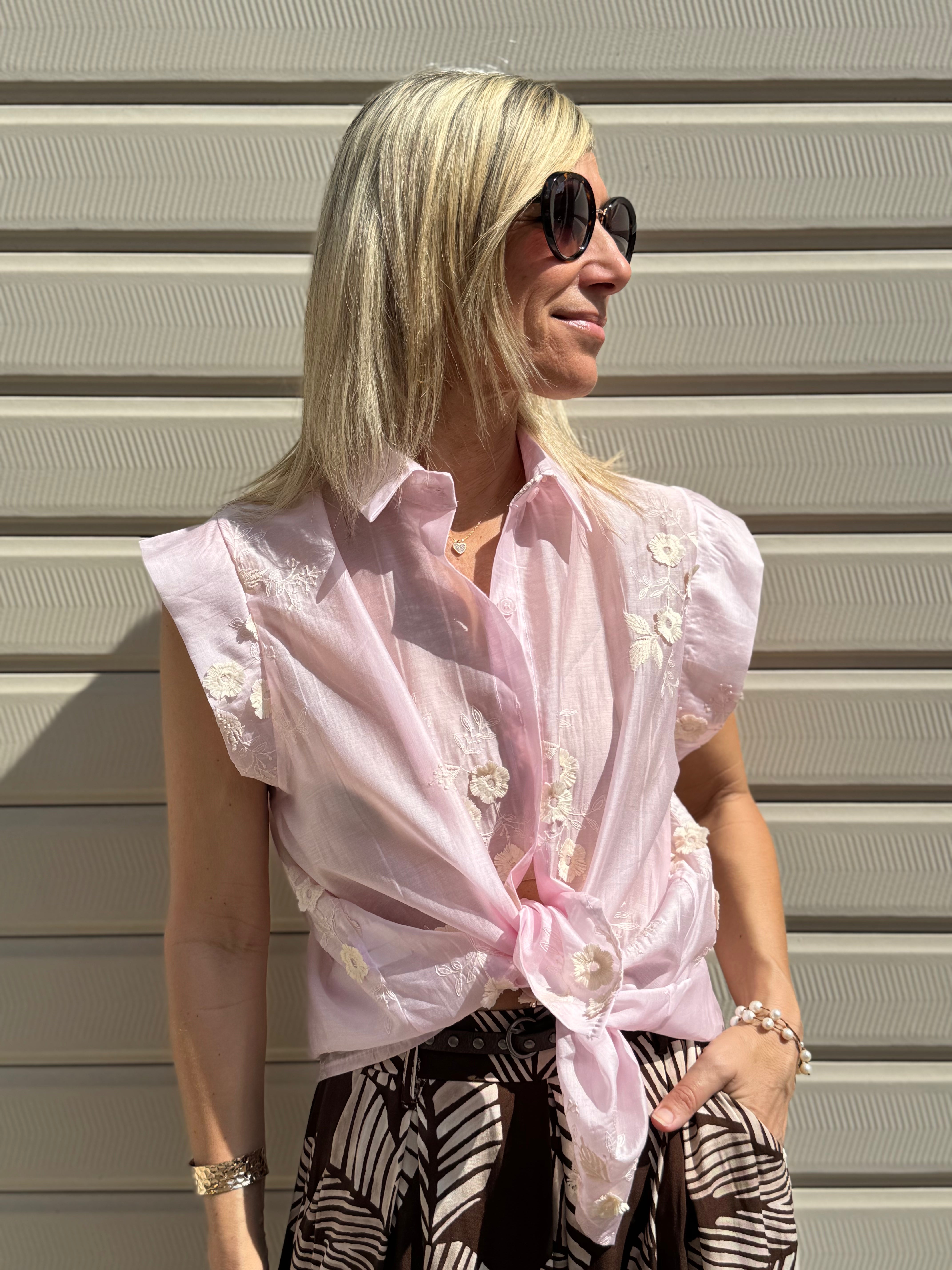 Camicia applicazioni adora