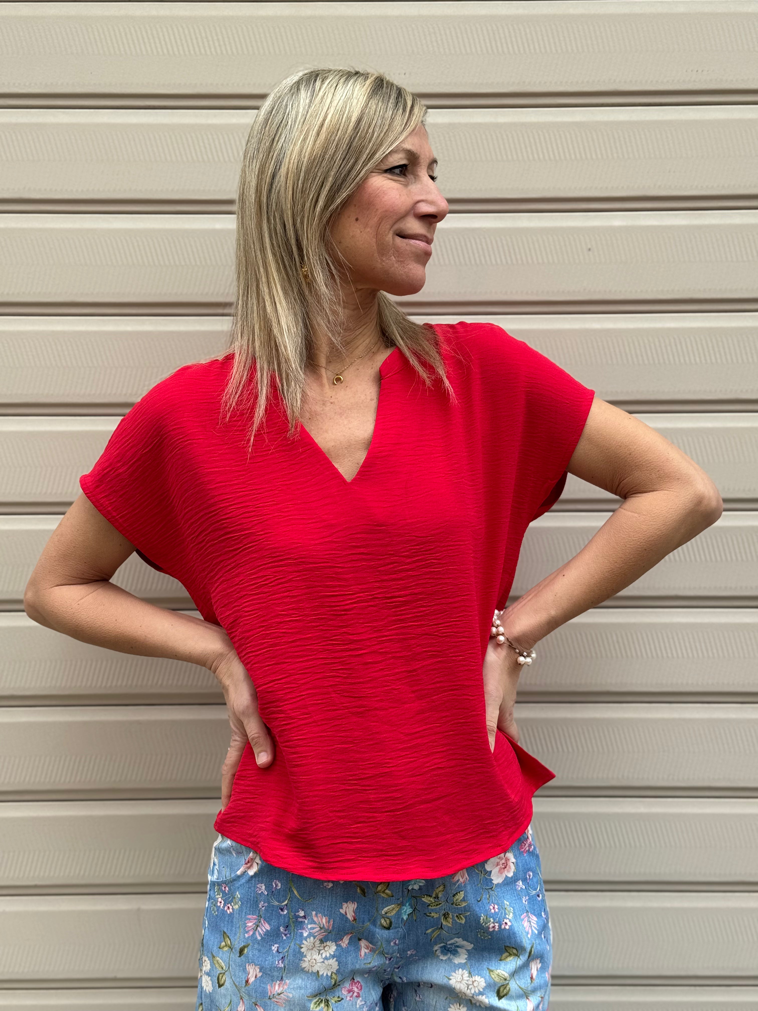 Blusa scollo V jdy