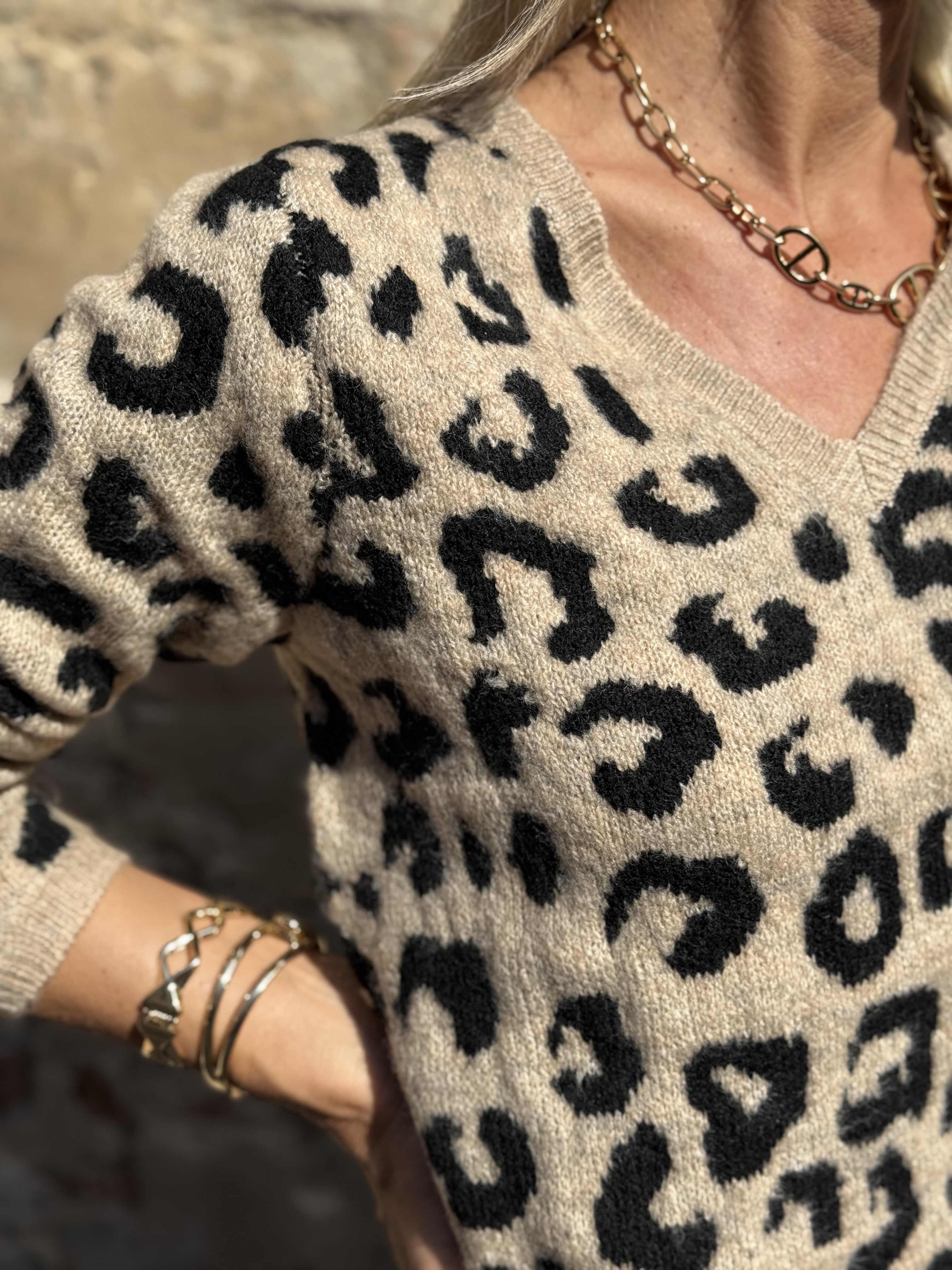 Maglione Maculato Scollo V