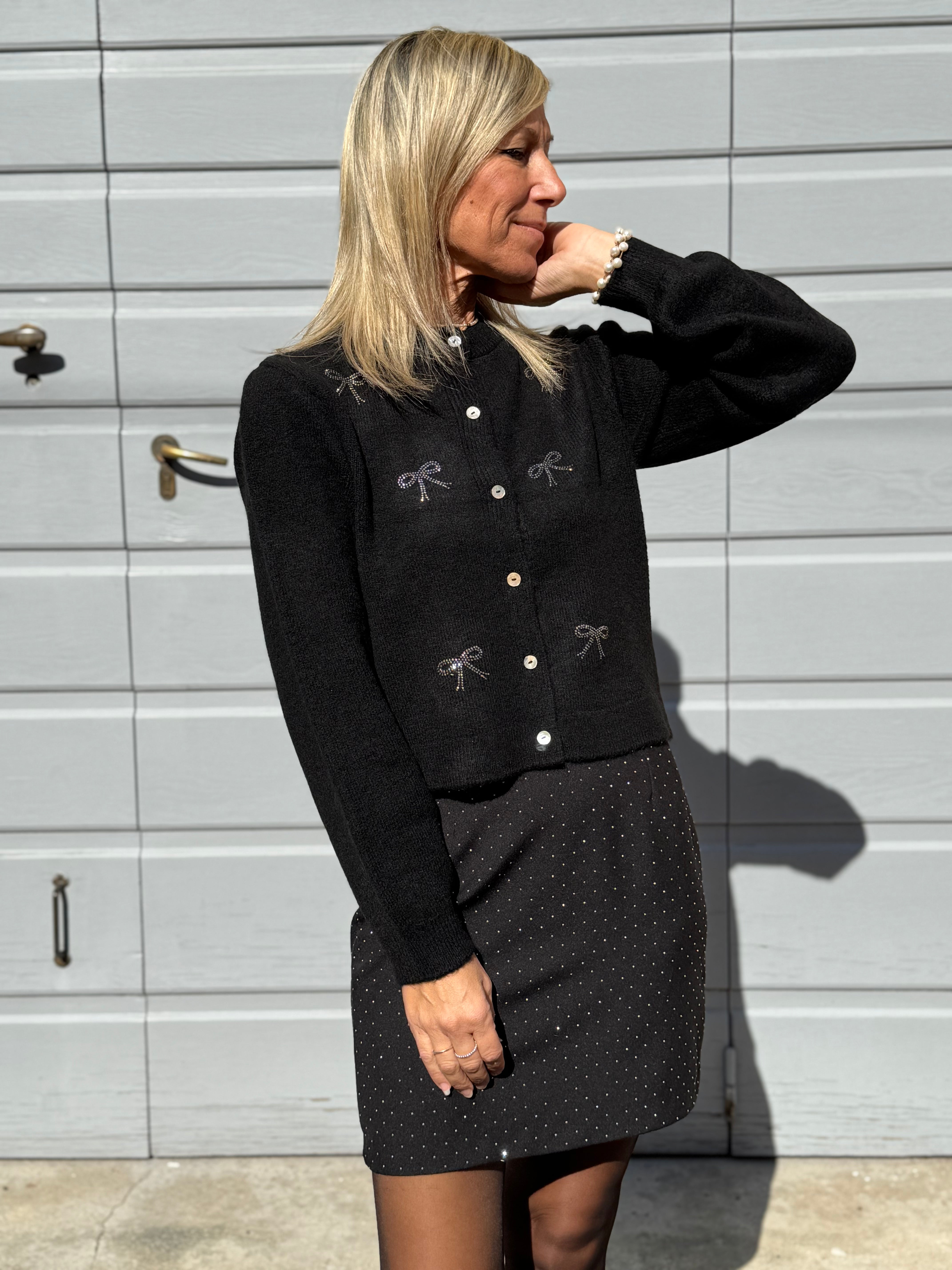 Cardigan fiocchi strass