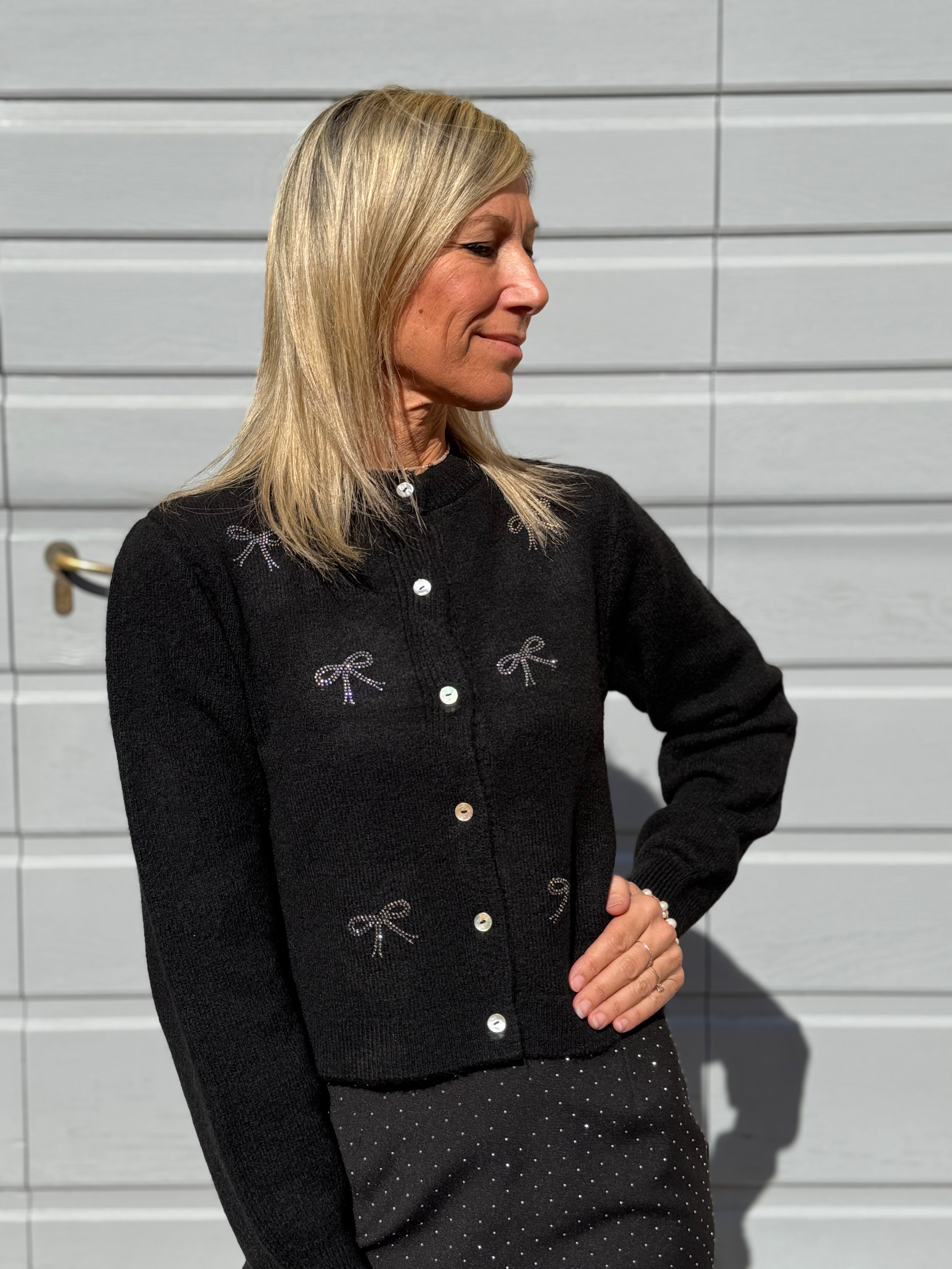 Cardigan fiocchi strass