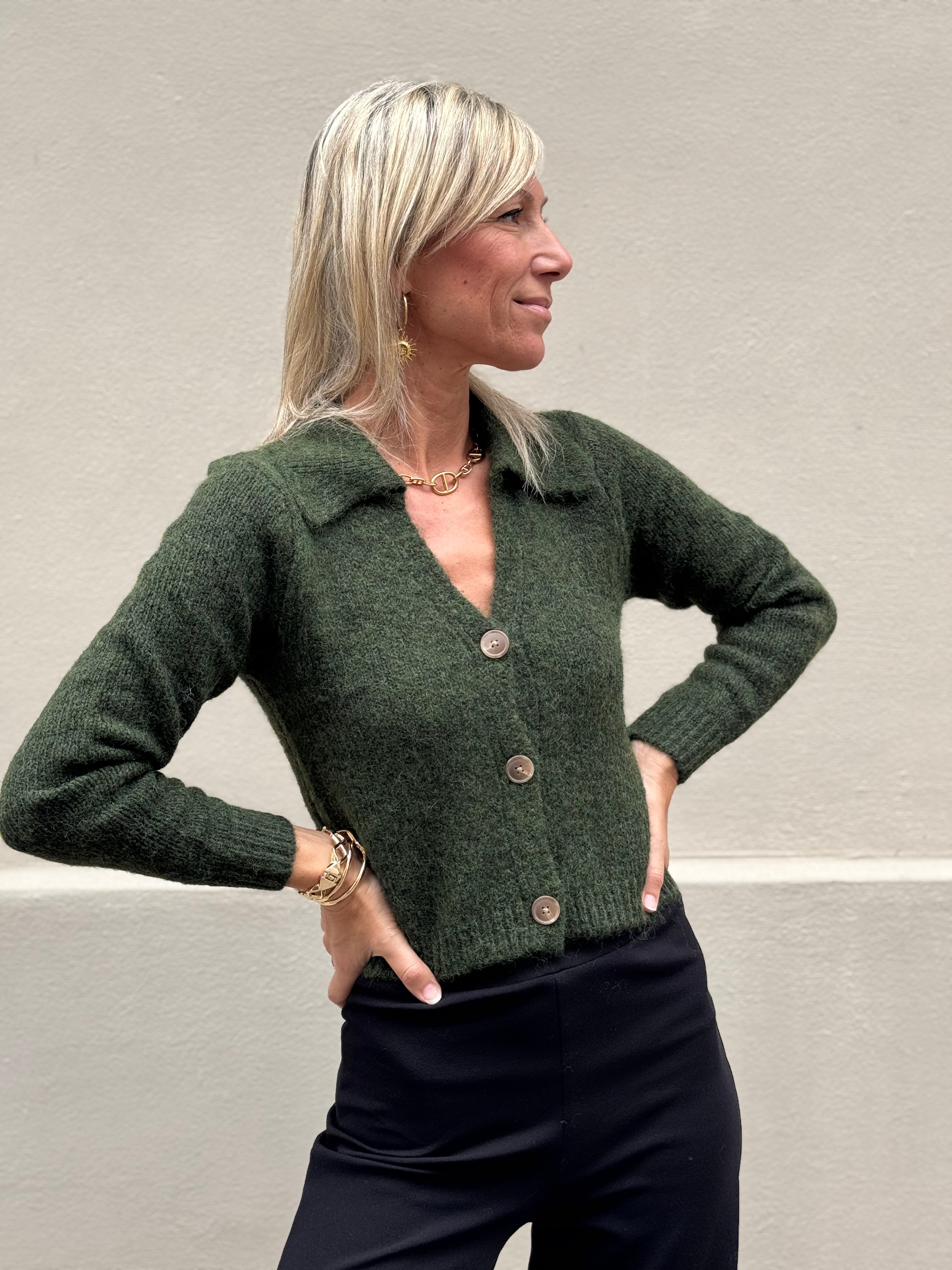 Cardigan Colletto