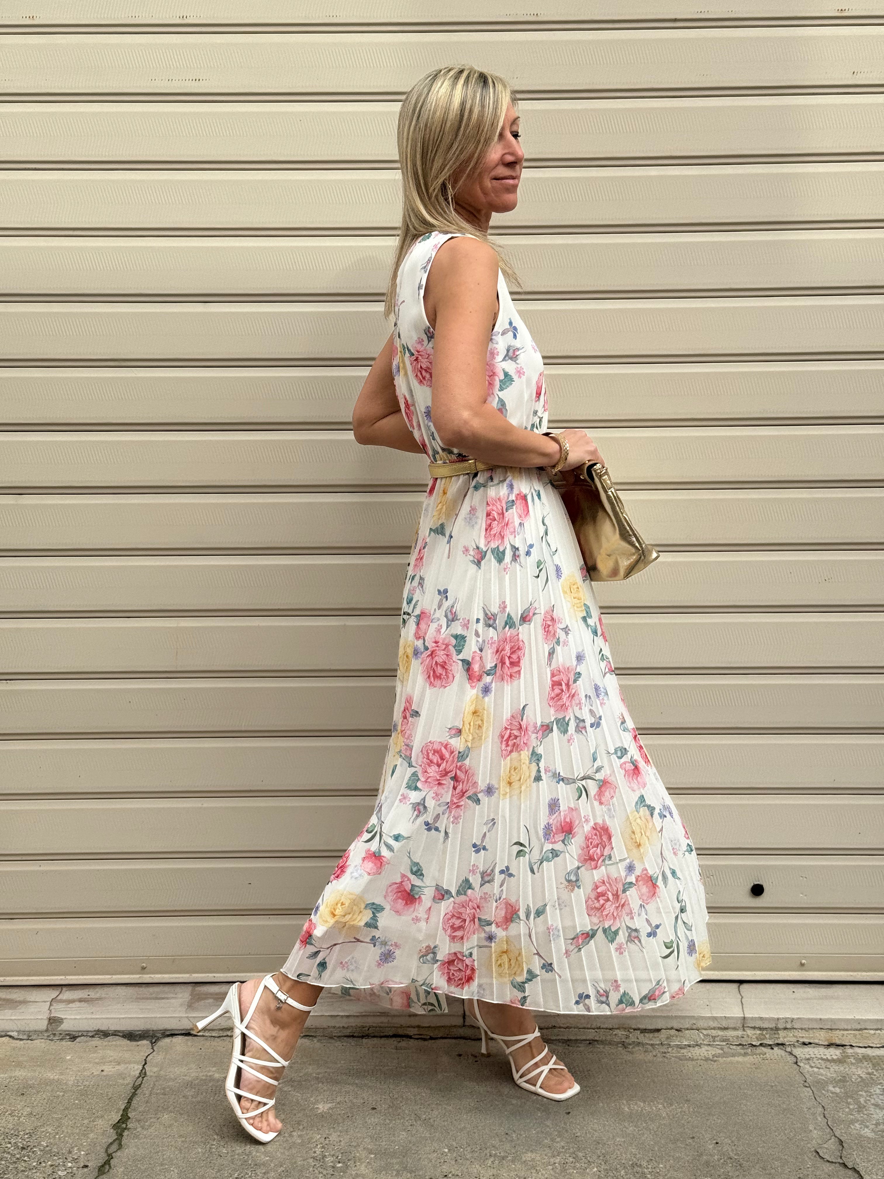 Abito plissettato artigli