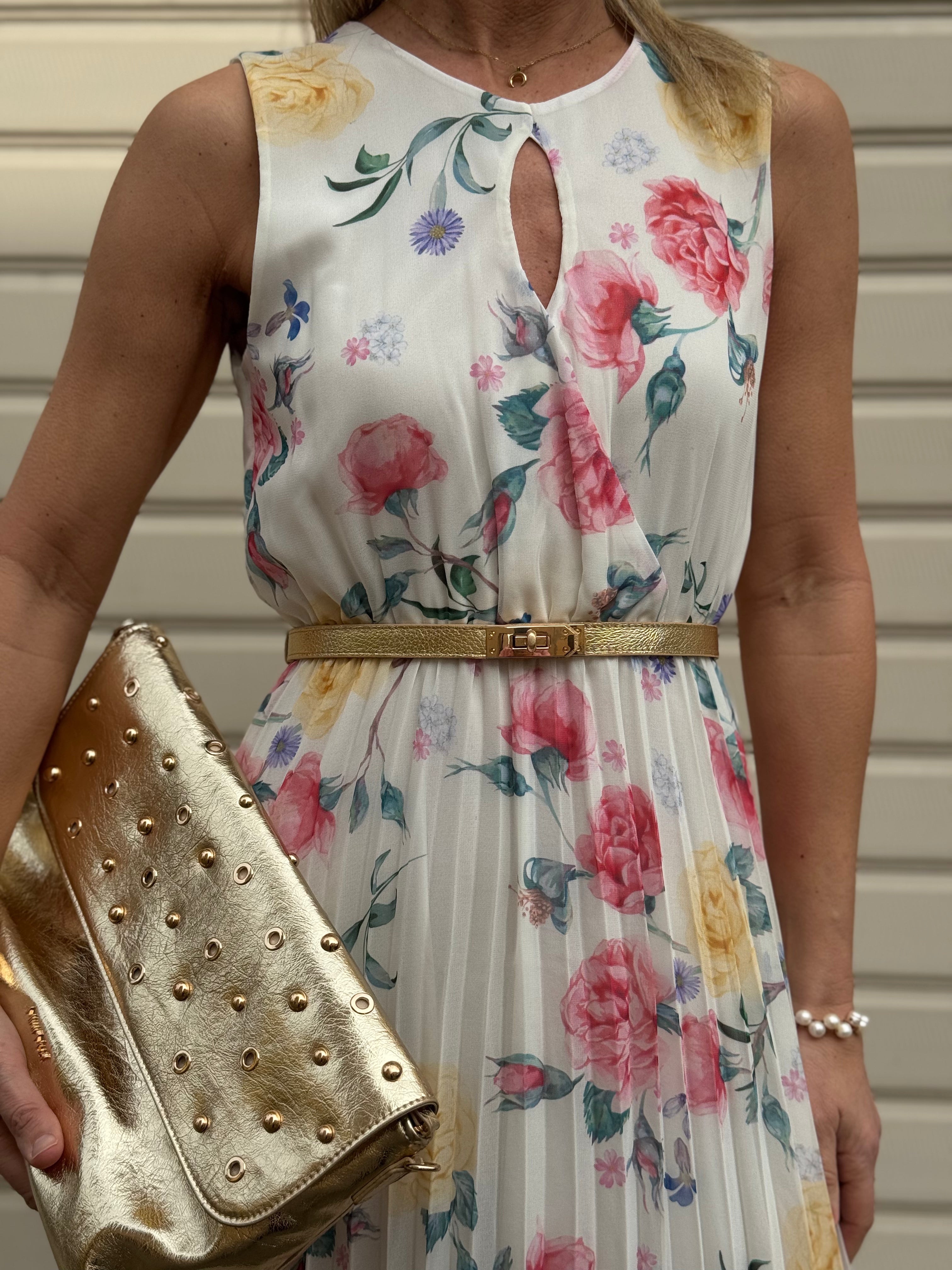 Abito plissettato artigli