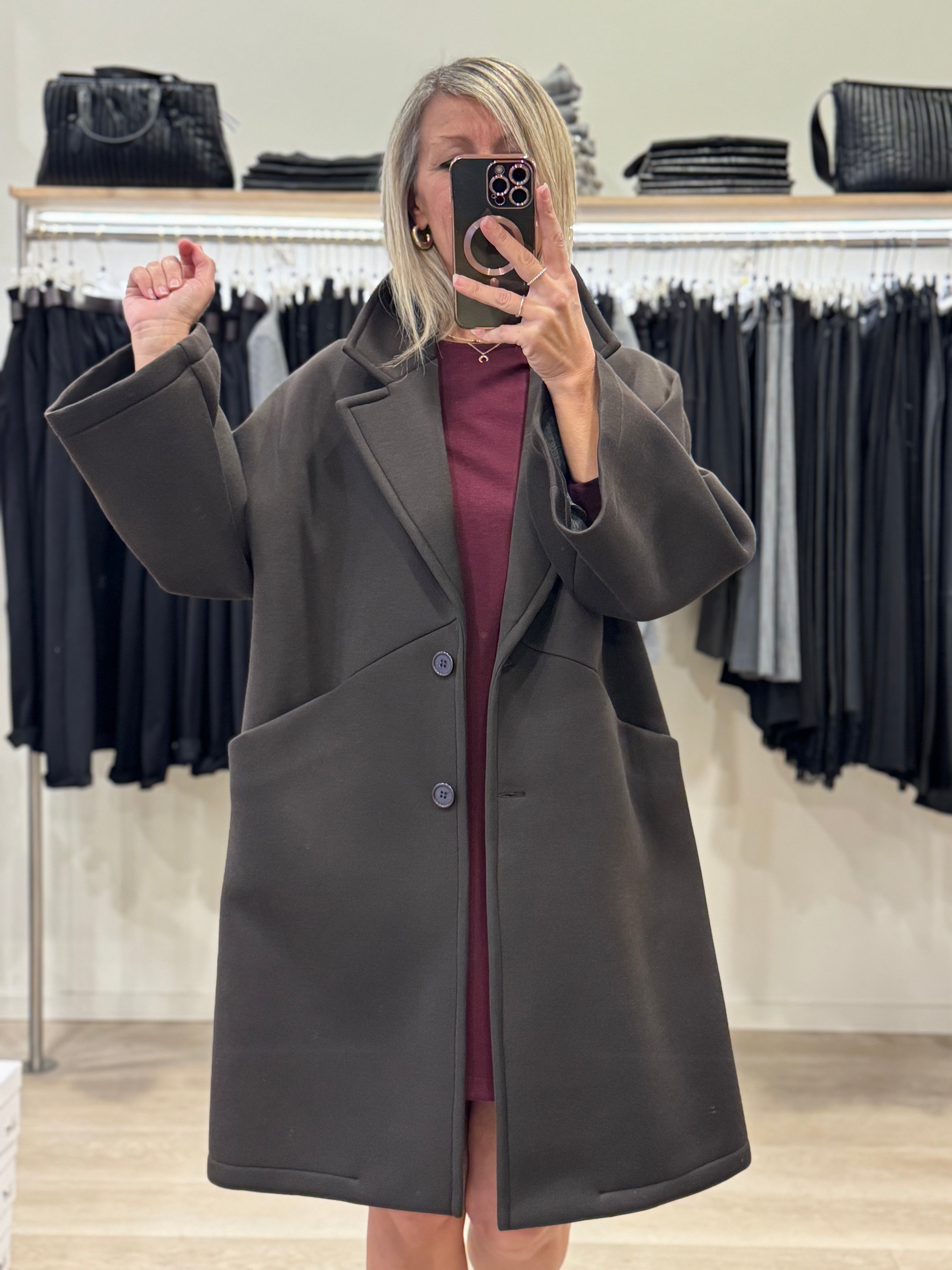 Cappotto rever scuba