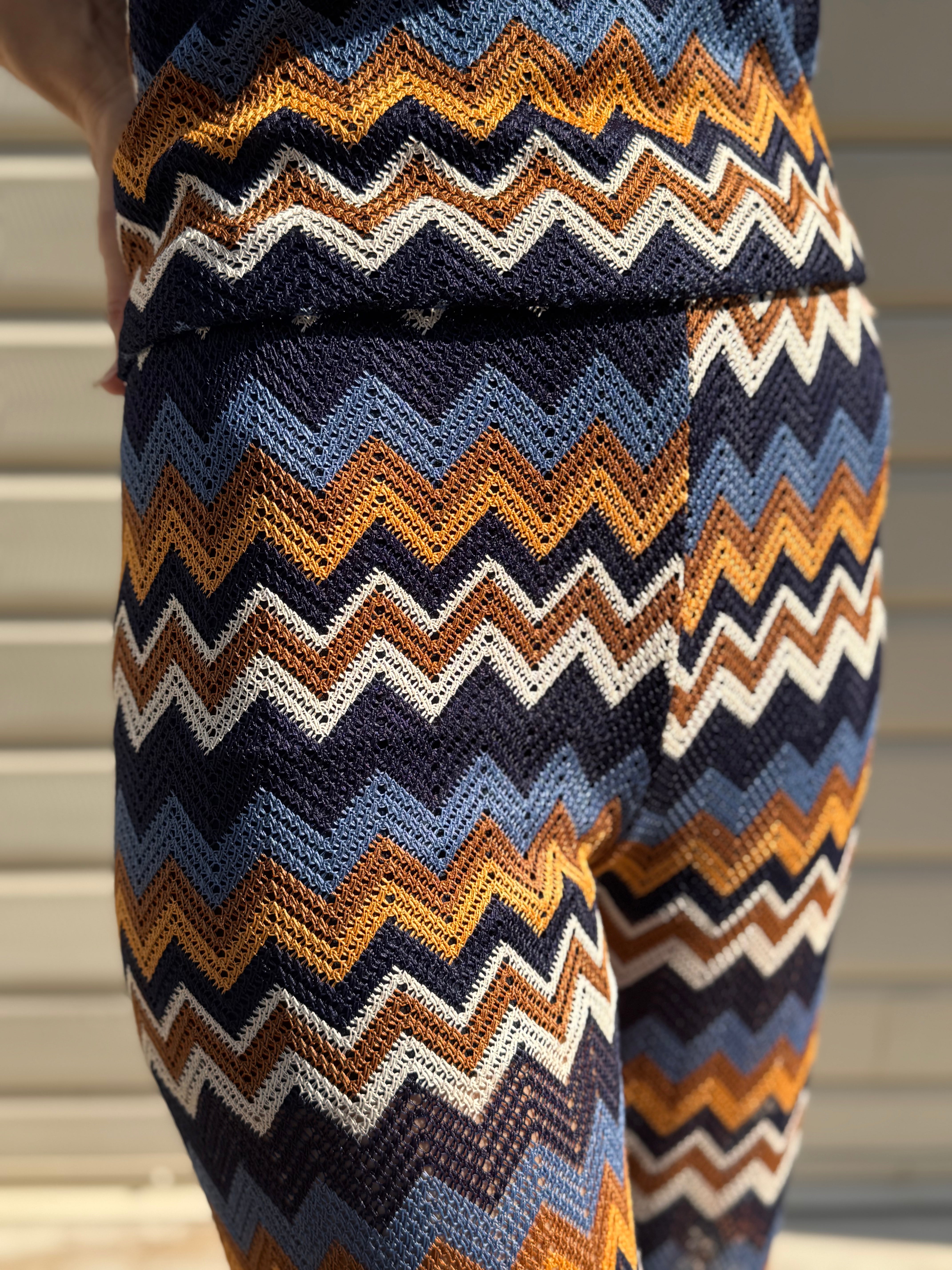 Pantalone fantasia multicolor artigli