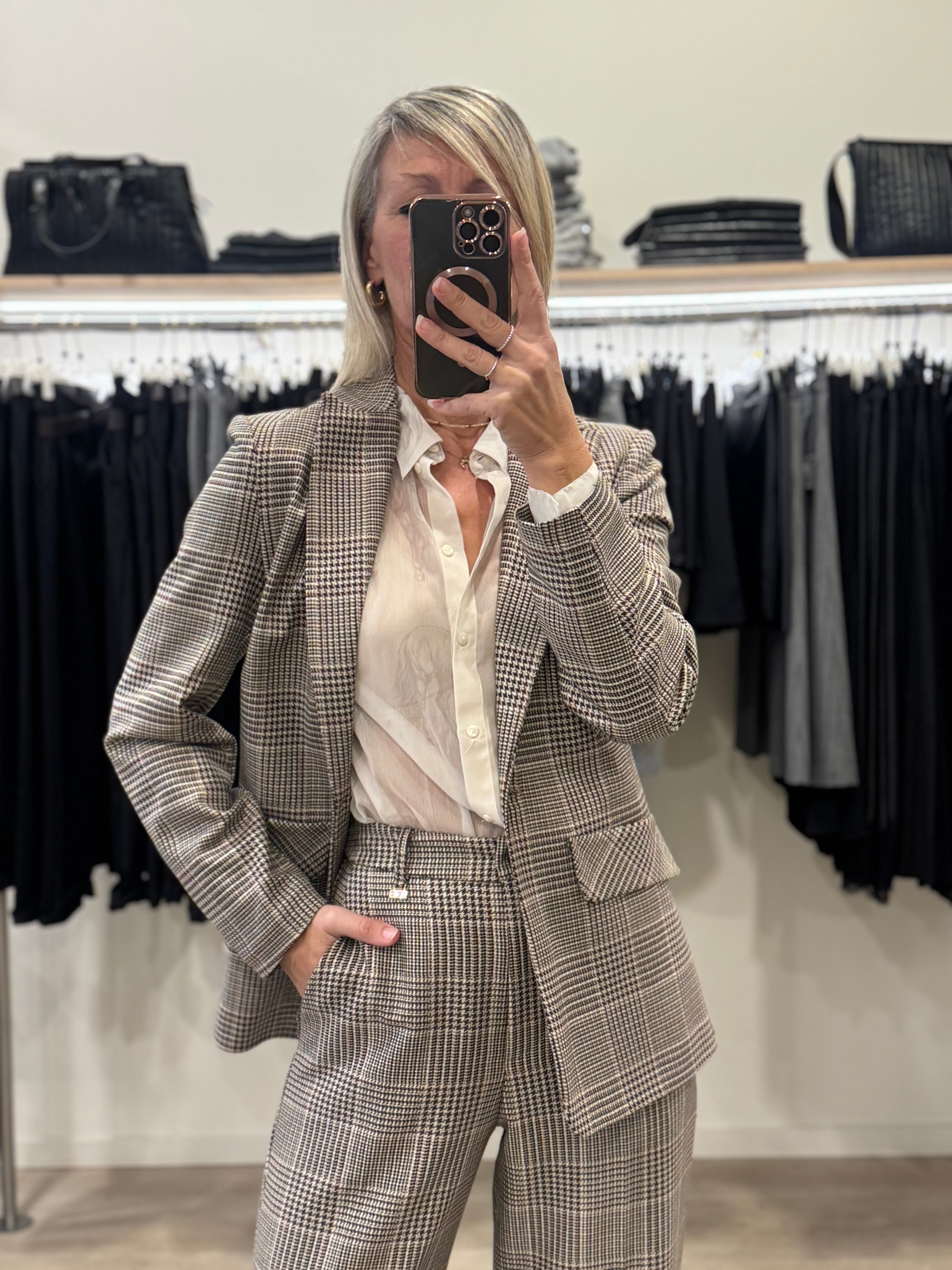 Blazer principe di galles artigli