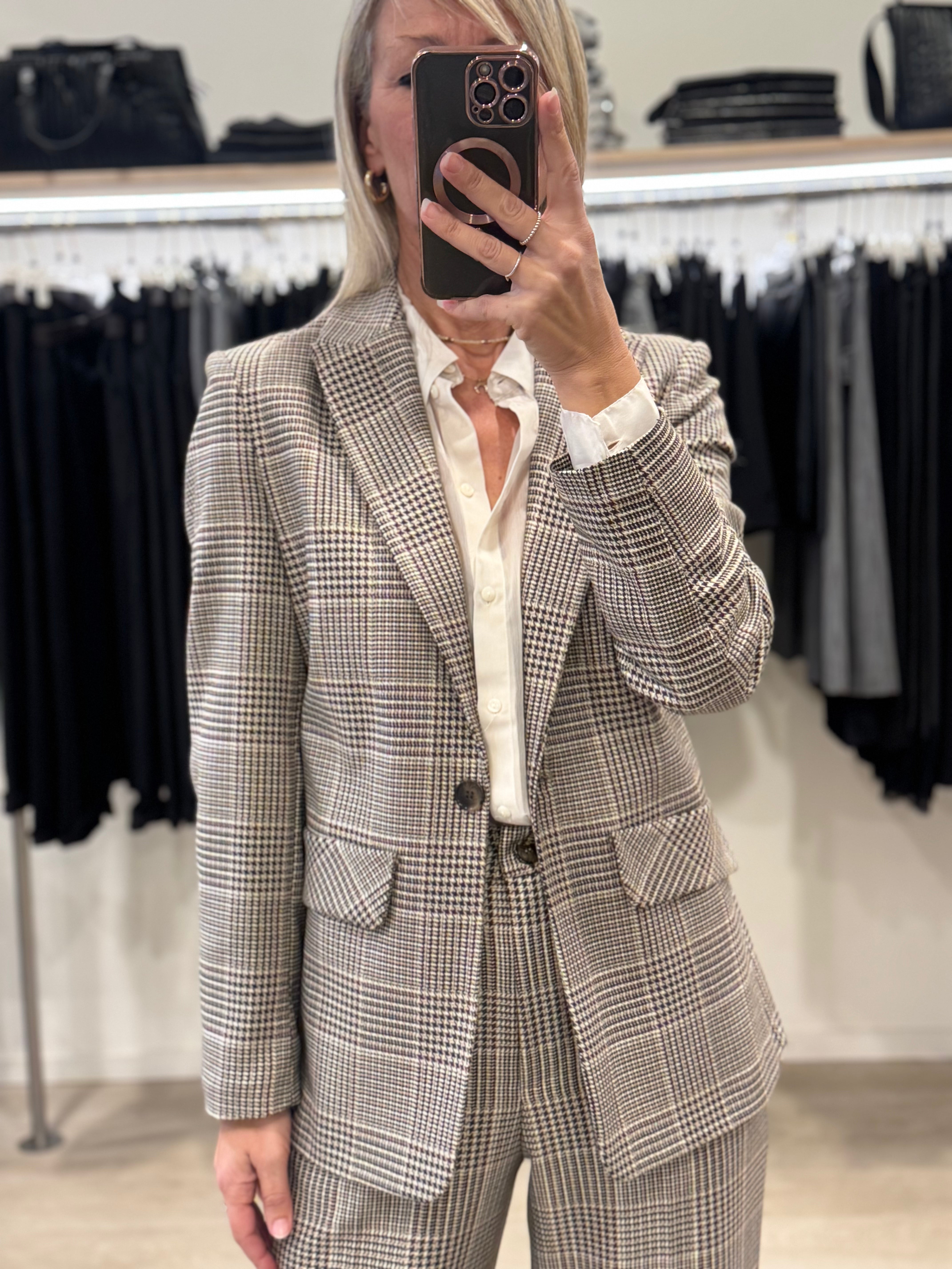 Blazer principe di galles artigli