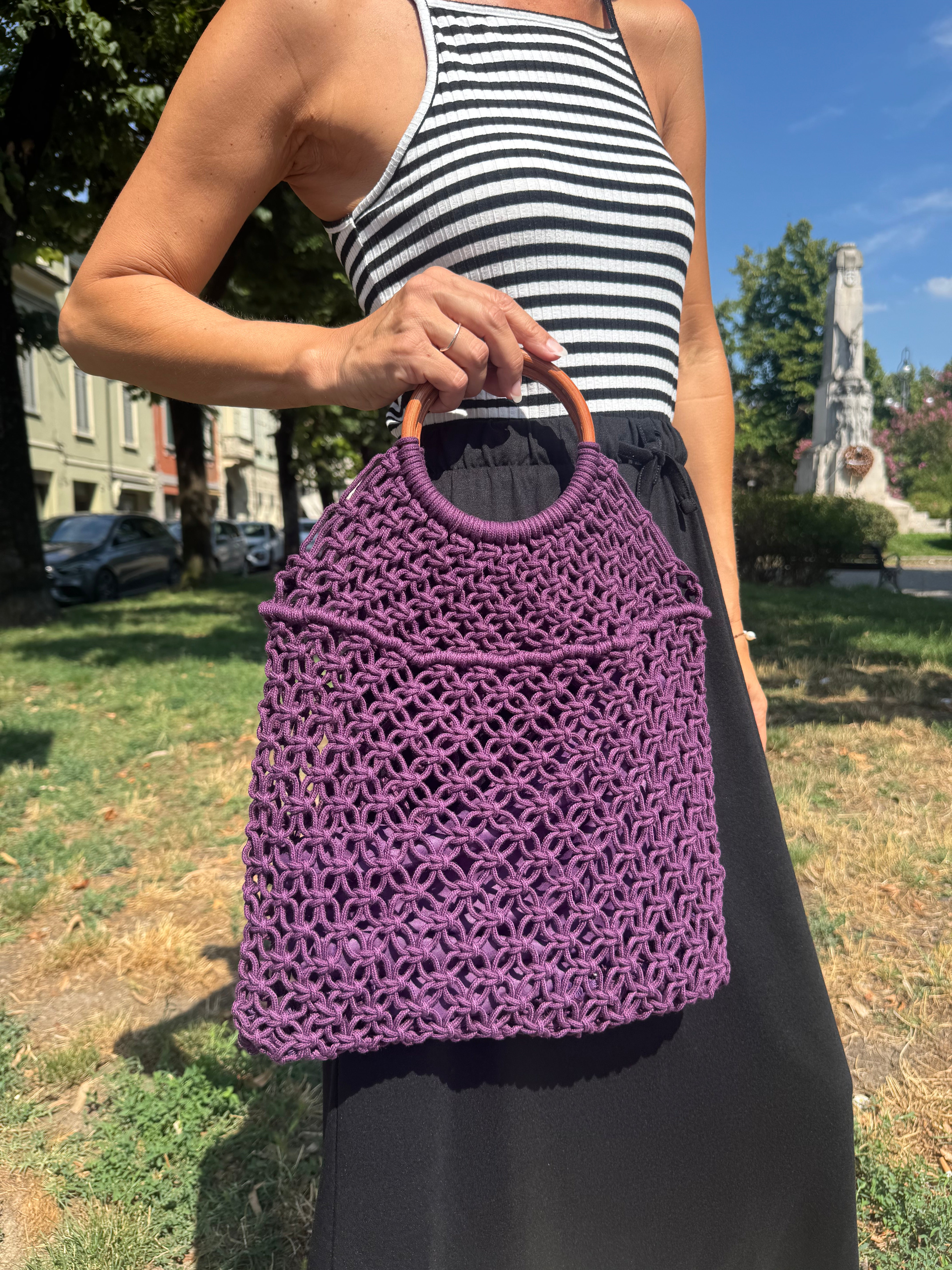 Borsa Rete Lavanda