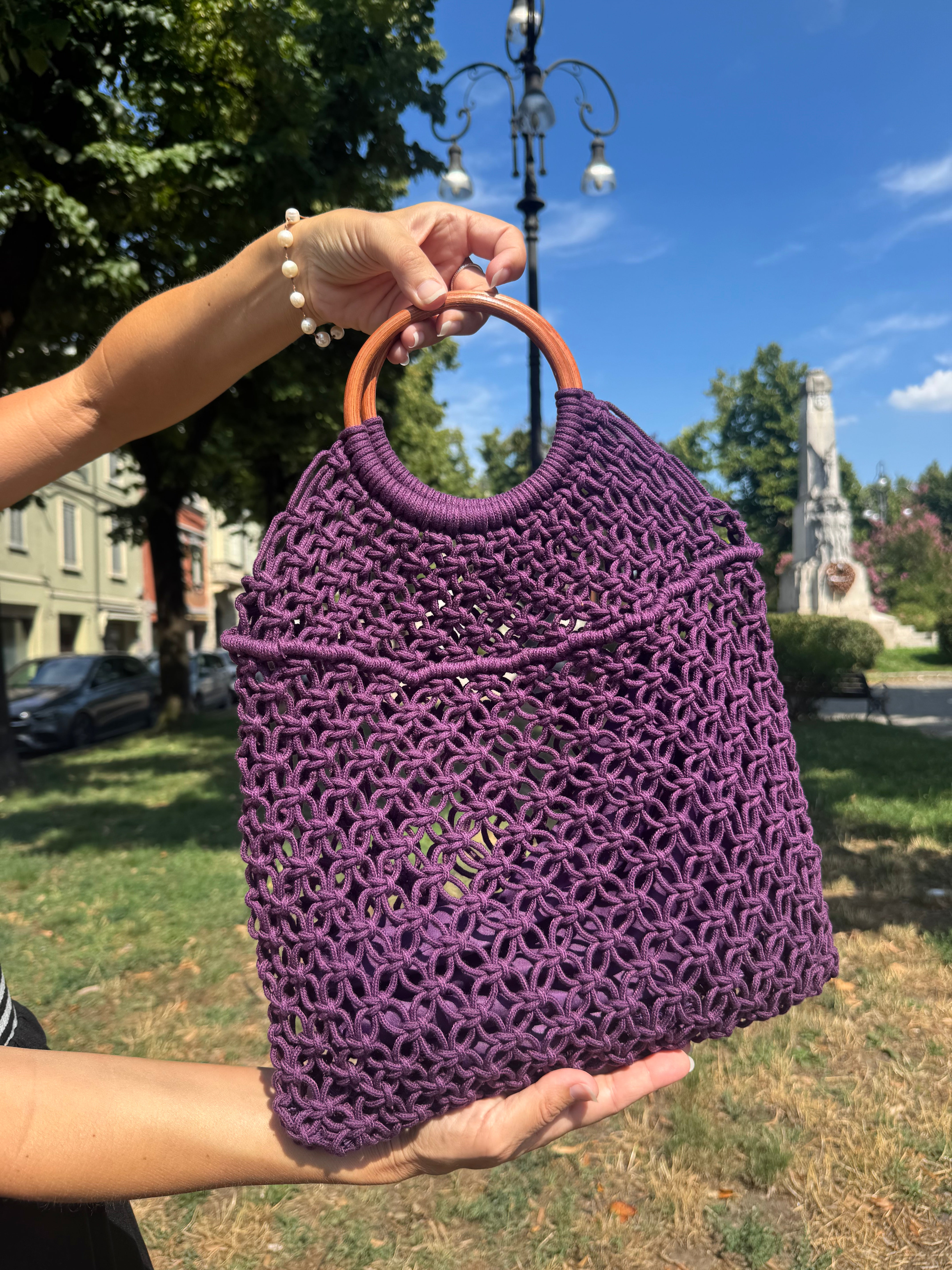 Borsa Rete Lavanda