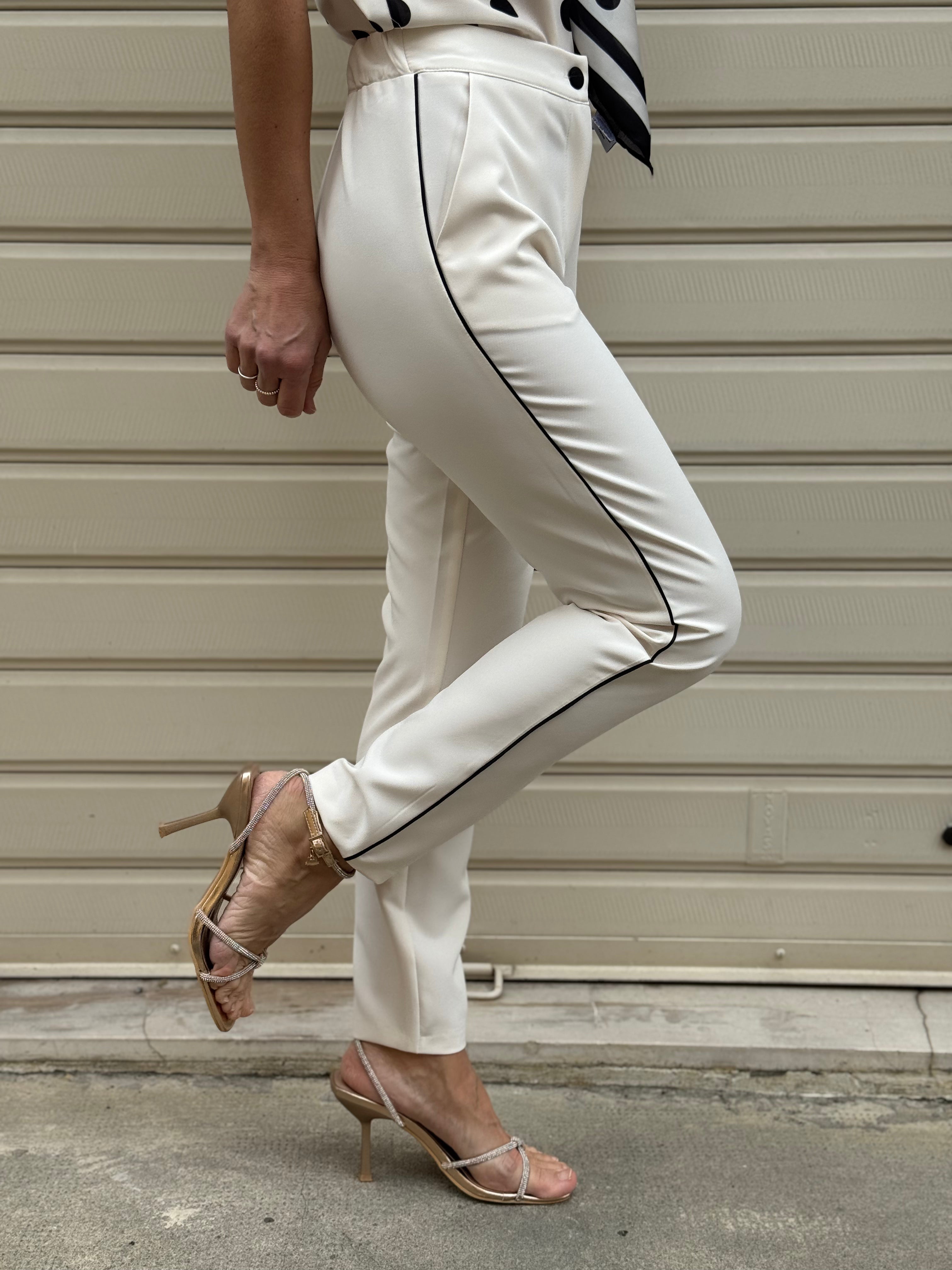 Pantalone sigaretta profili mimì