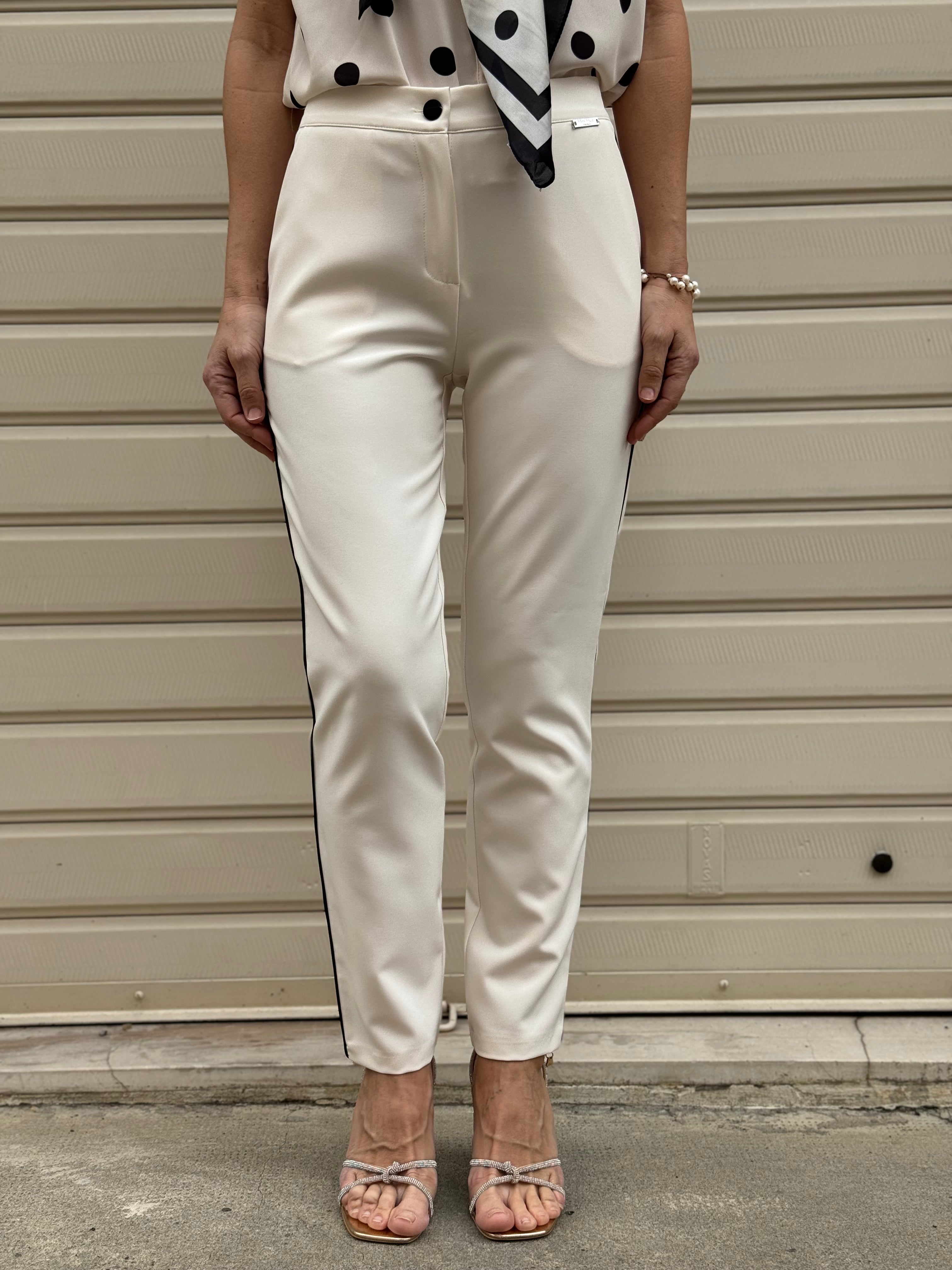 Pantalone sigaretta profili mimì