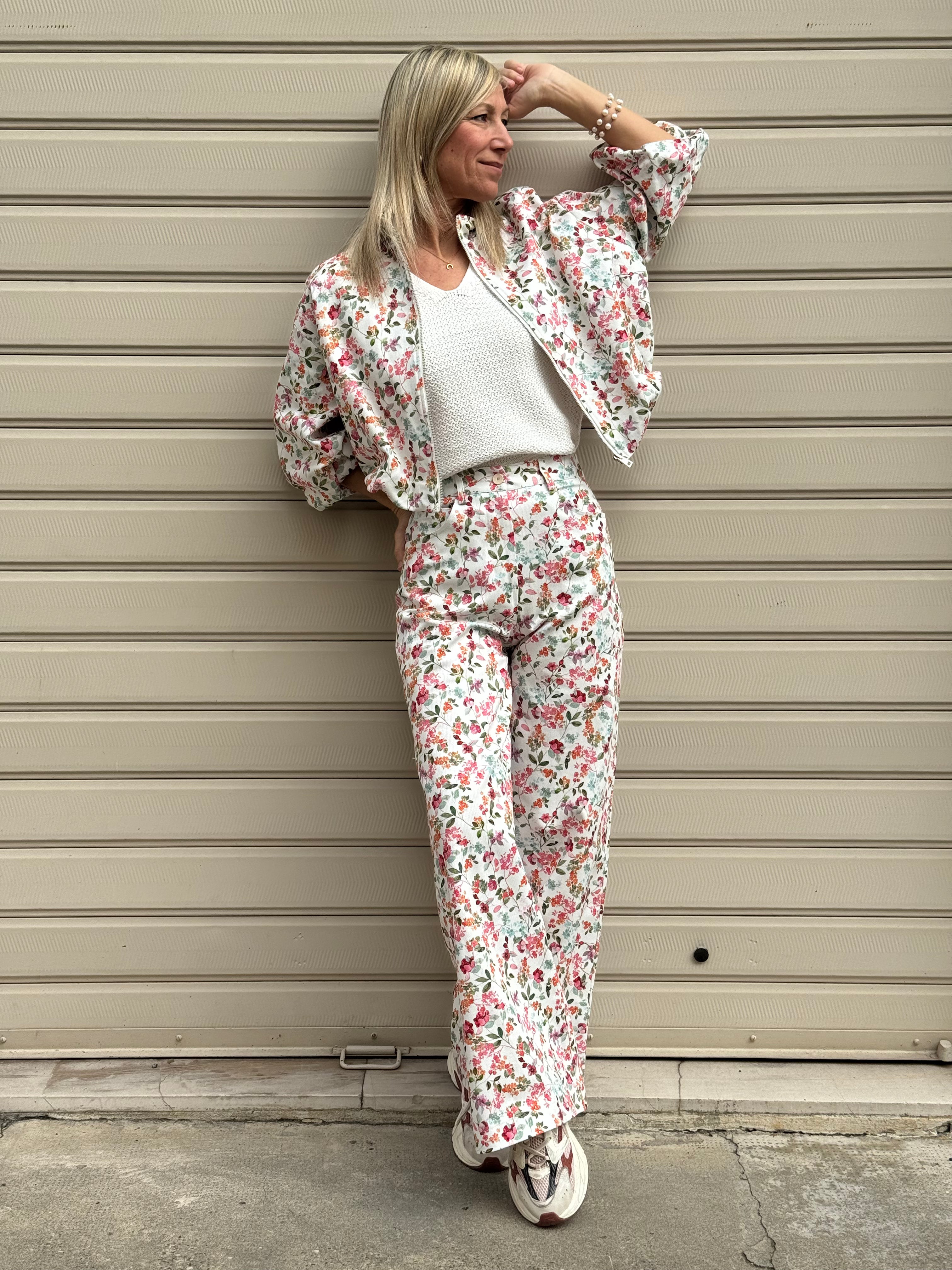 Bomber floreale imperial