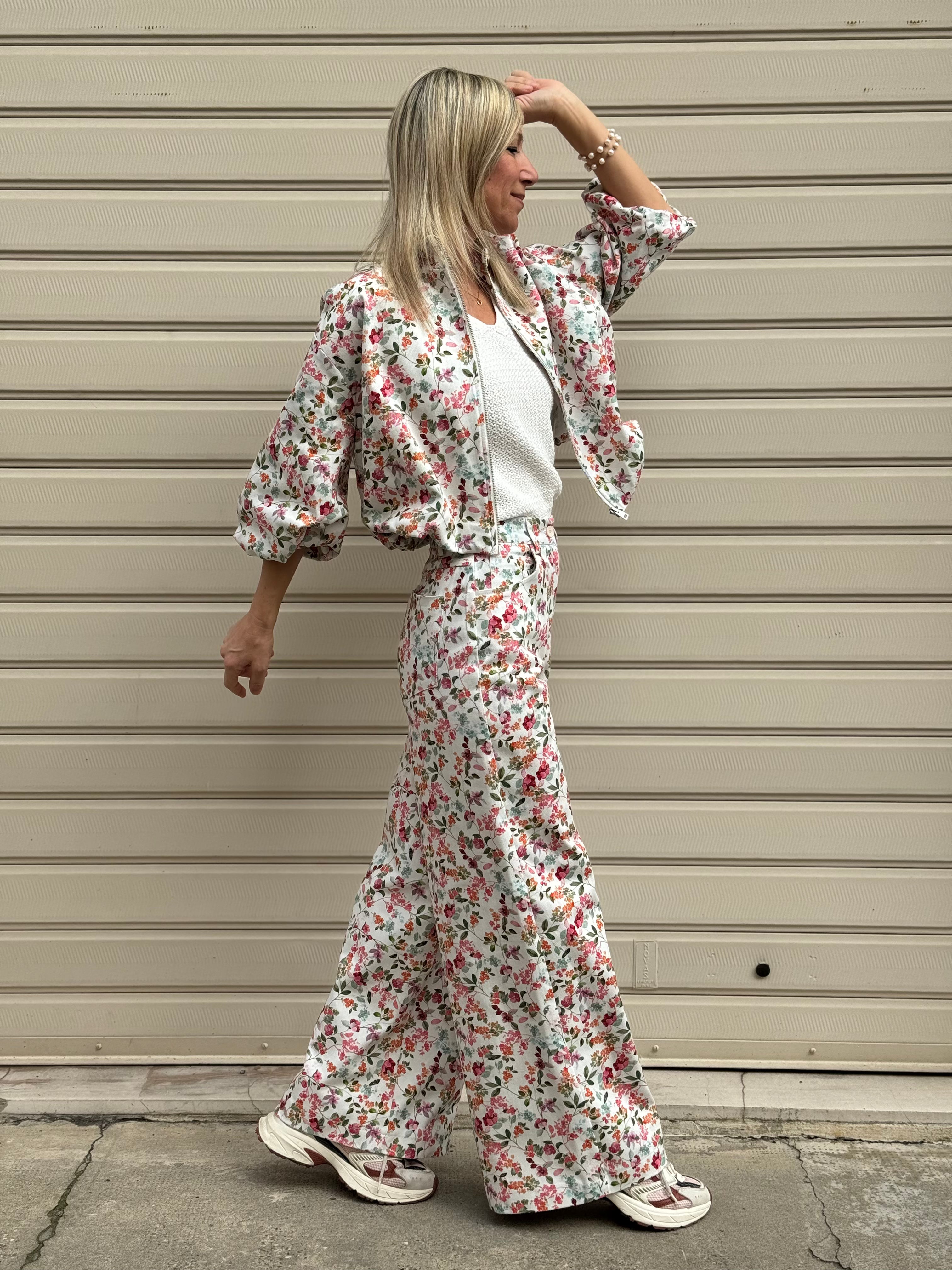 Bomber floreale imperial